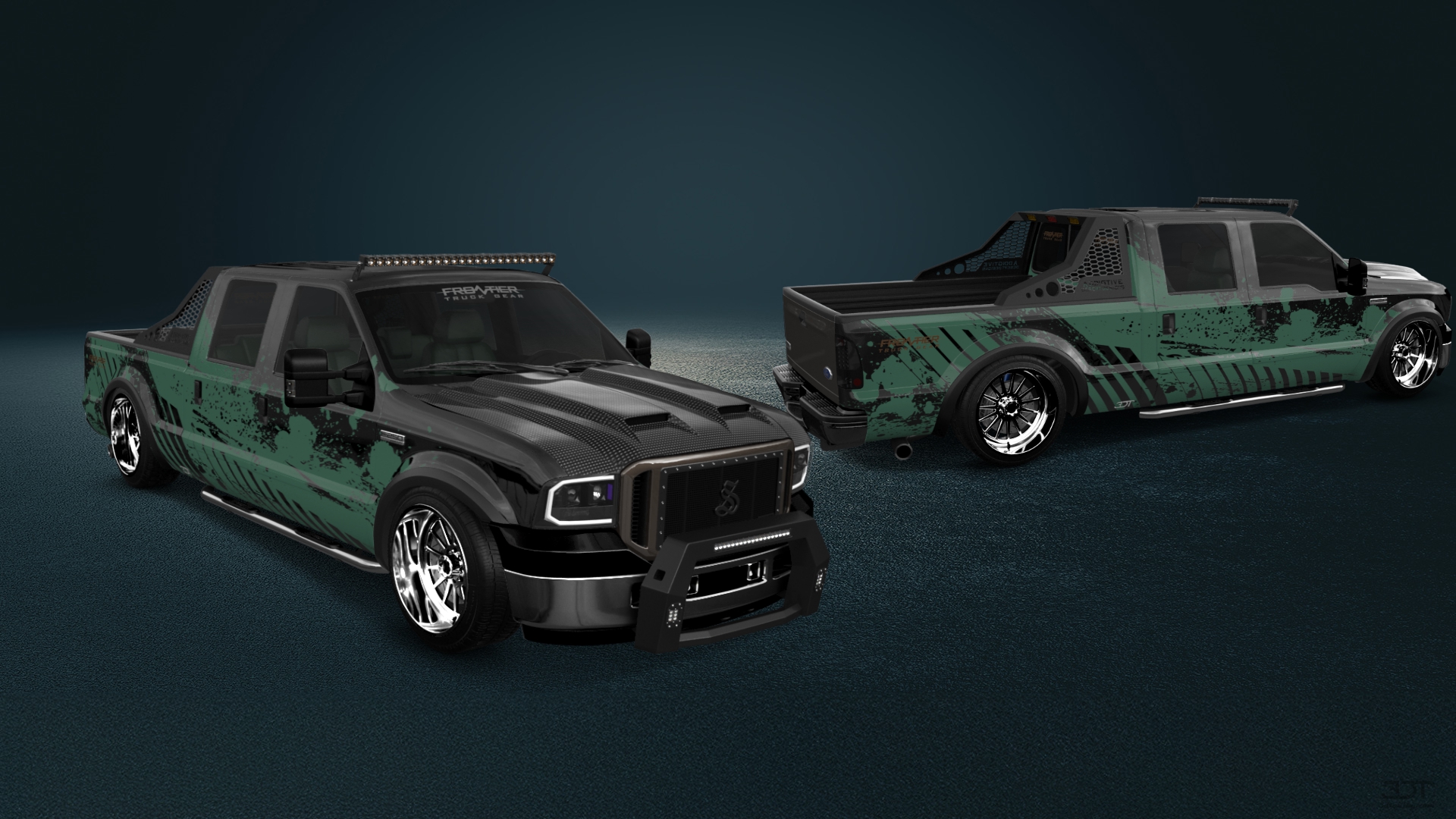 Ford F-250 Crew Cab 4 Door pickup truck 1999 tuning