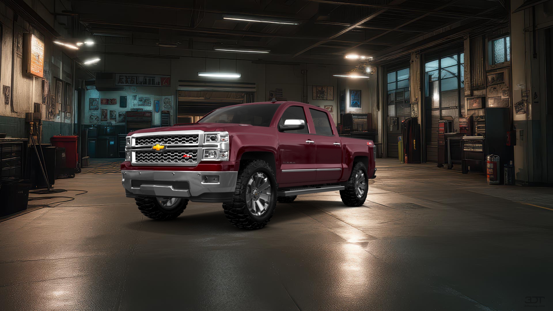 Chevrolet Silverado 1500 4 Door pickup truck 2014 tuning