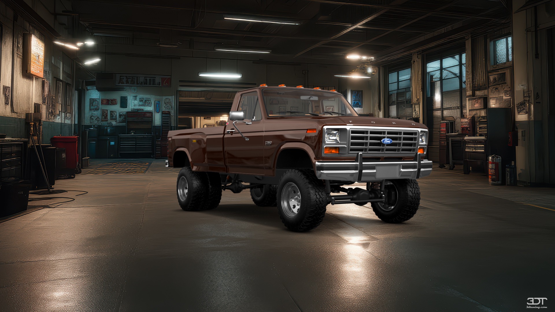 Ford F-350 Dually Regular Cab 2 Door pickup truck 1980 tuning