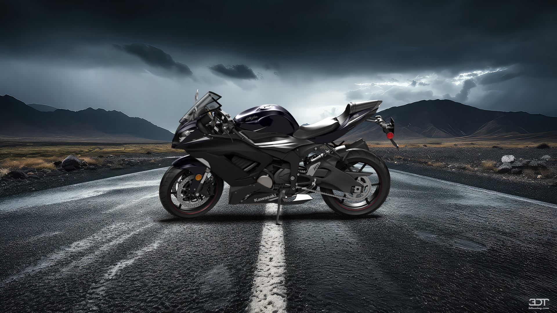 Kawasaki Ninja ZX 6R Sport Bike 2015