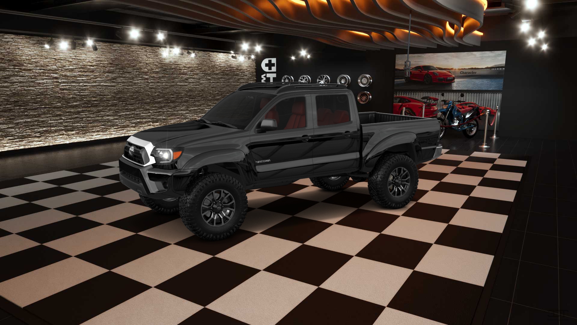Toyota Tacoma Crew Cab 5.1 ft box 4 Door pickup truck 2012