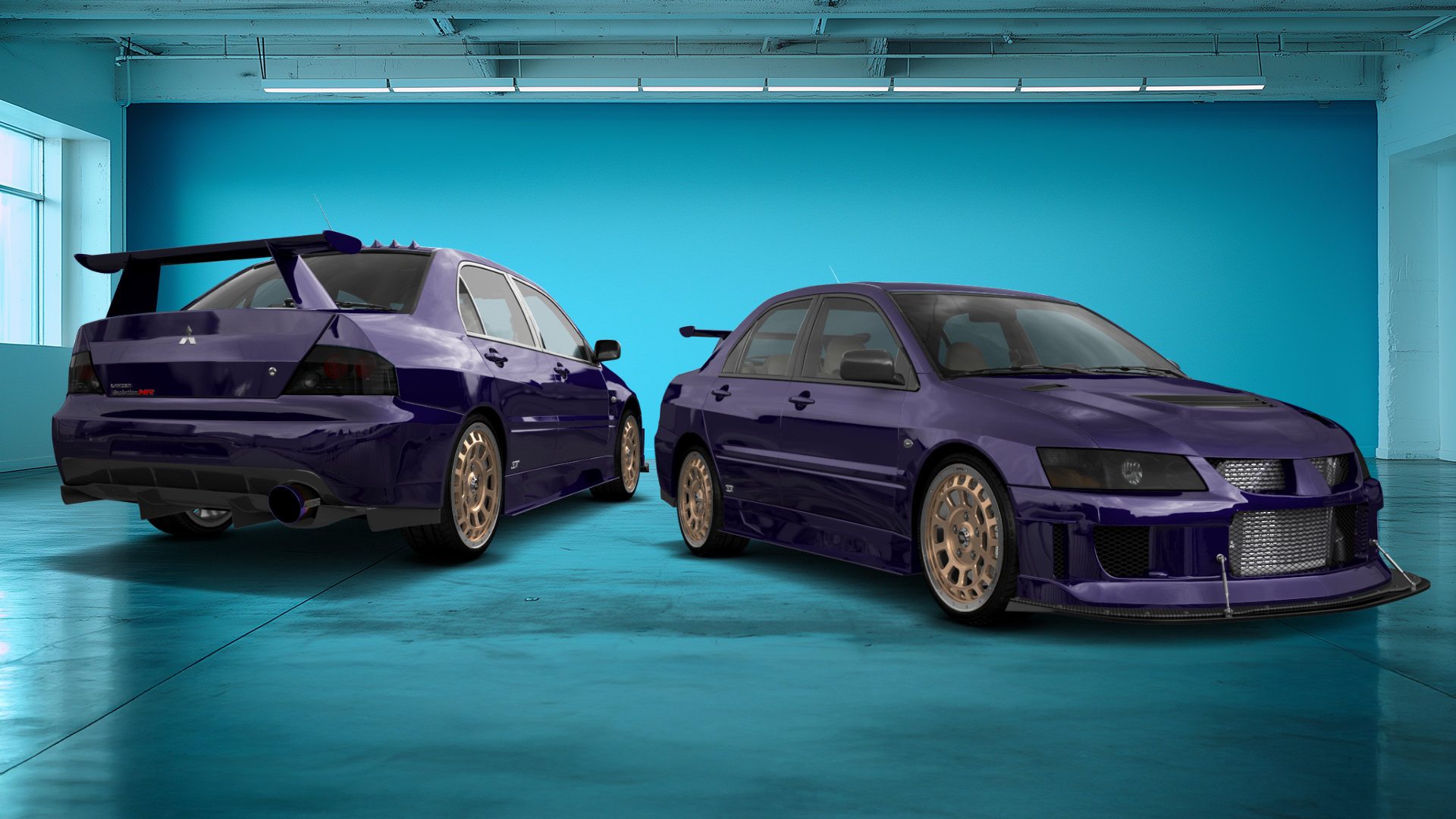 Mitsubishi Lancer Evo IX 4 Door Saloon 2005 tuning