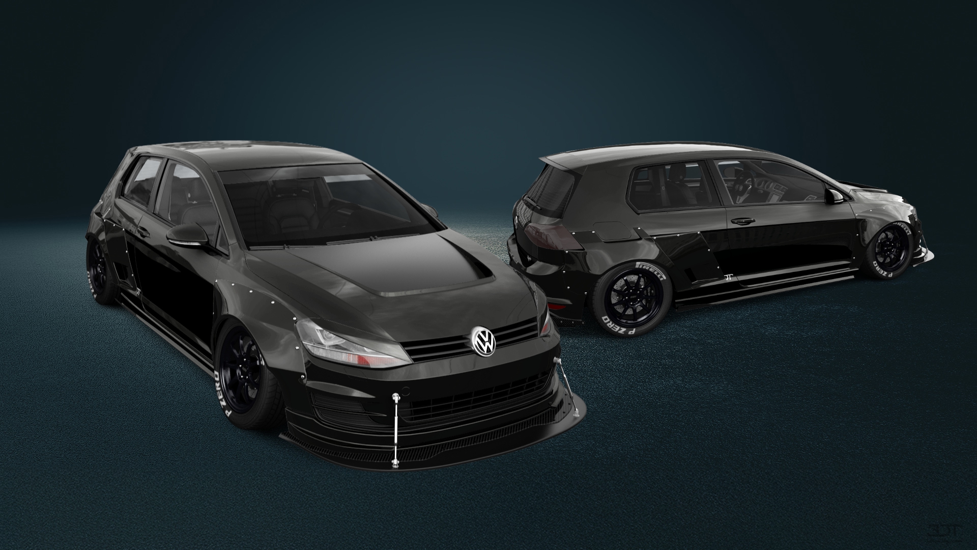 Volkswagen Golf 7 3 Door Hatchback 2013 tuning