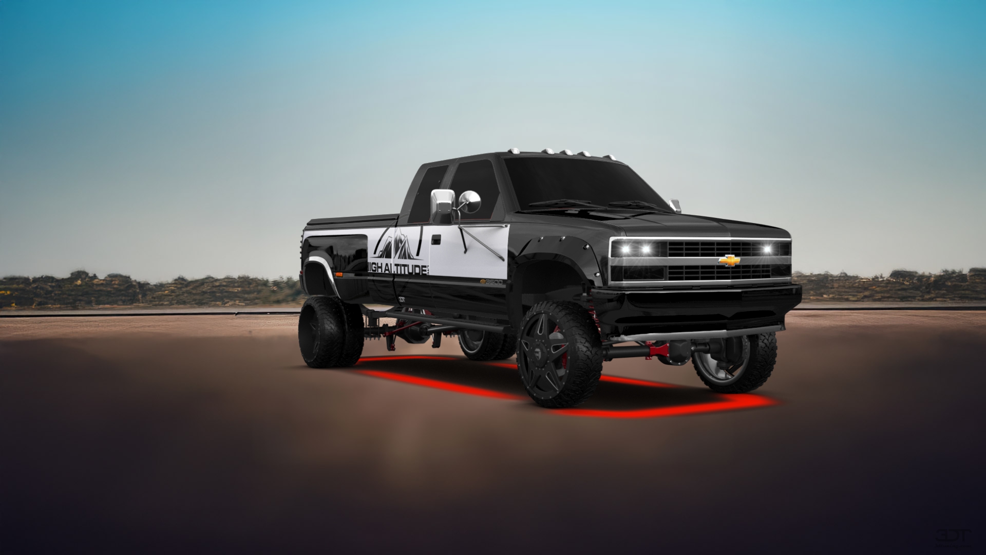 Chevrolet K3500 Extended Cab Pickup Truck 1988 tuning