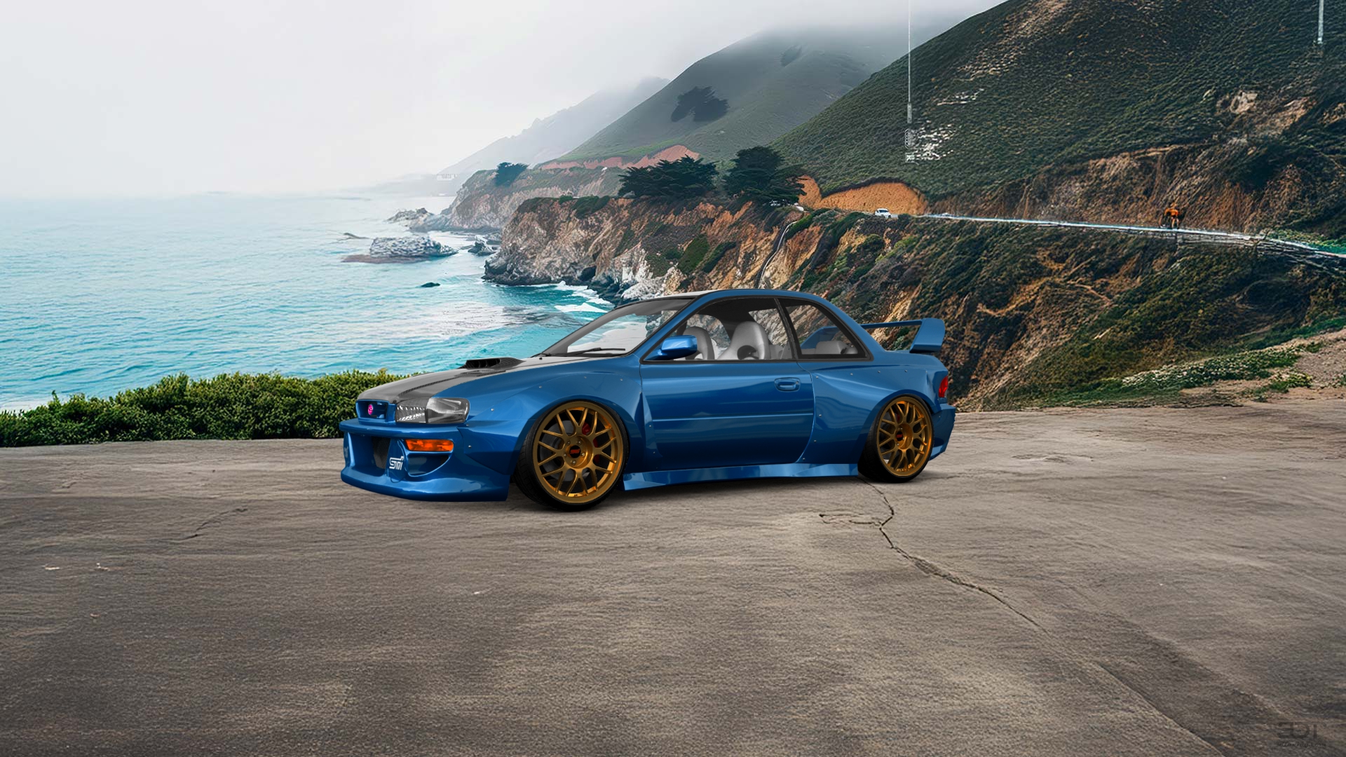 Subaru Impreza WRX STI 22B 2 Door Coupe 2000 tuning