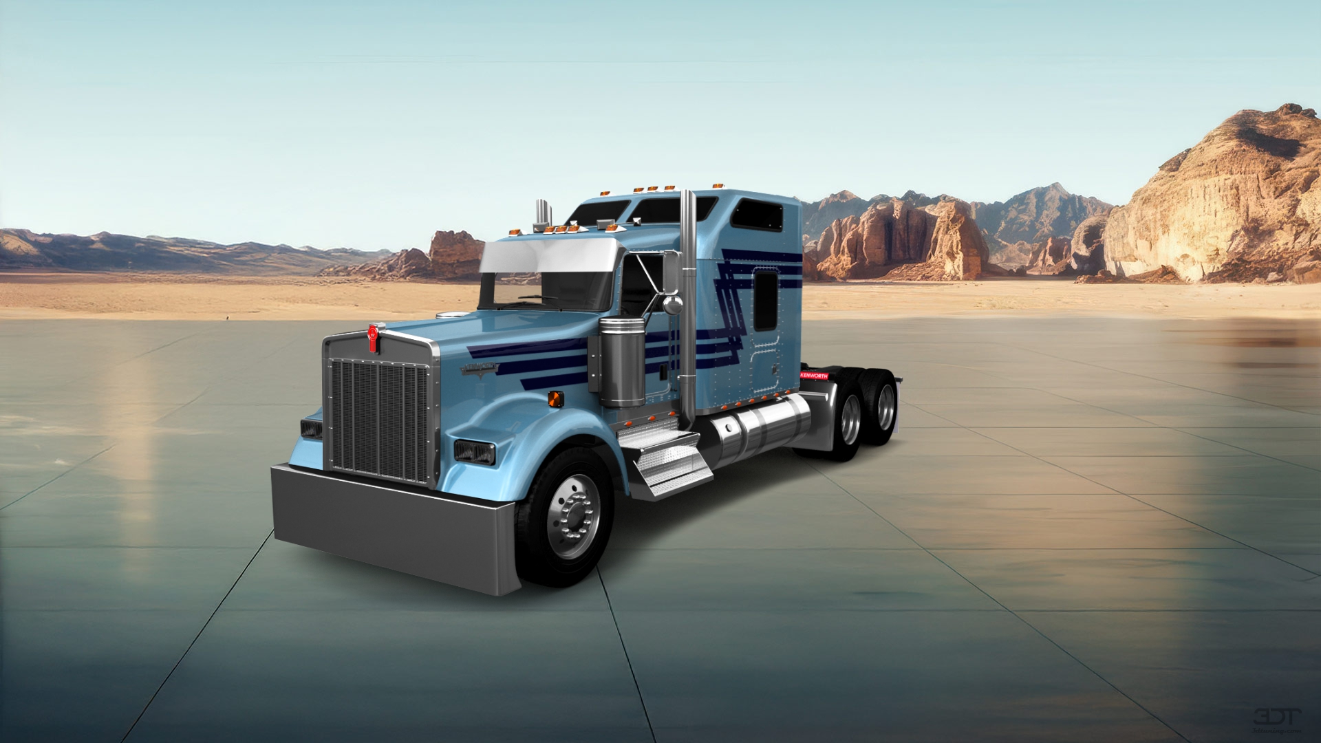 Kenworth W900 Sleeper Cab Truck 2015 tuning