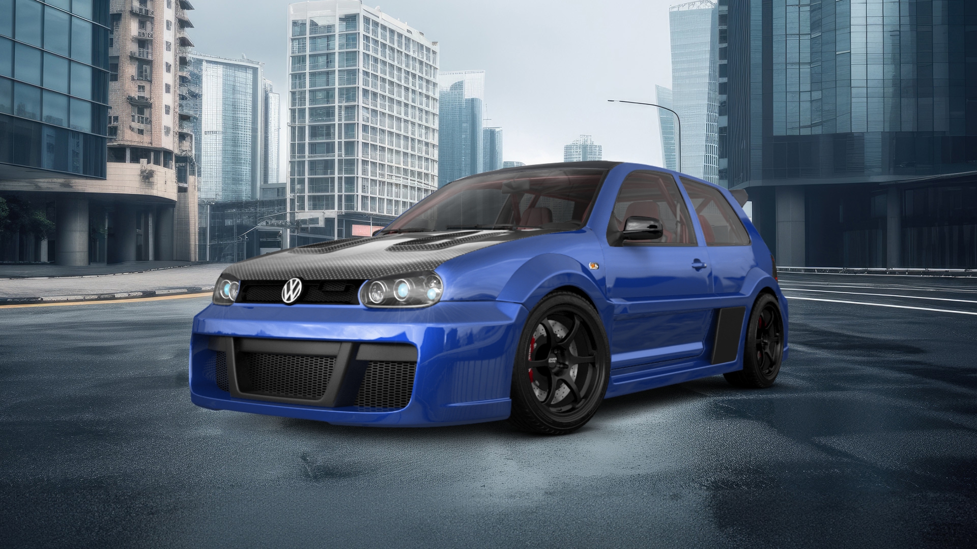 Volkswagen Golf 4 (mk4) 3 Door Hatchback 1997 tuning