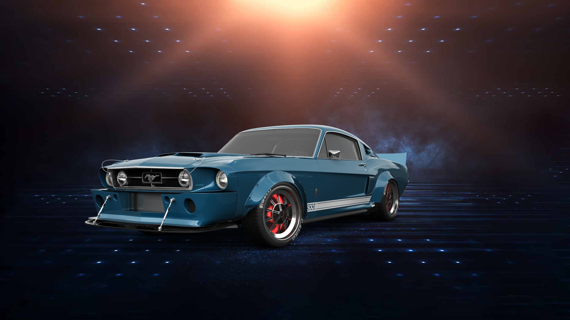 Mustang GT500 2 Door Coupe 1968 tuning