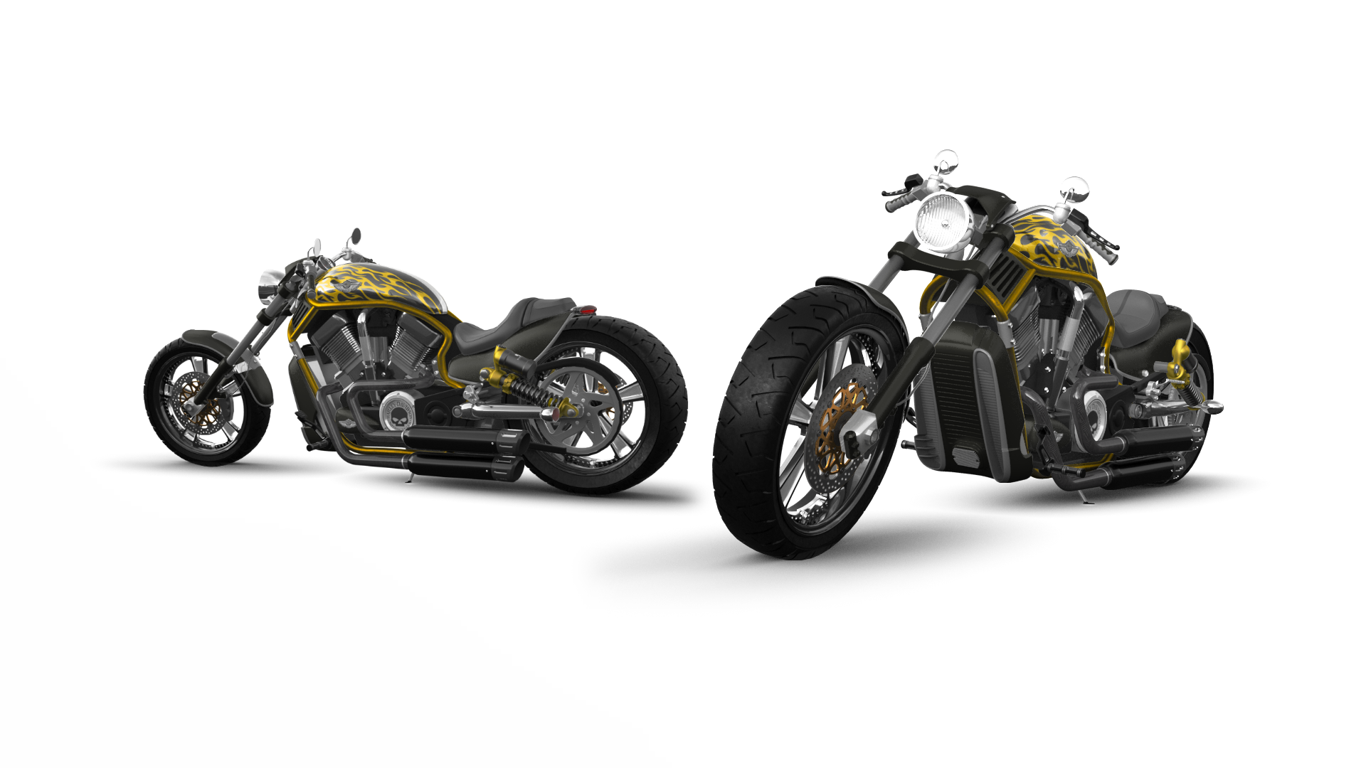 Harley-Davidson Custom Chopper Cruiser 2011 tuning
