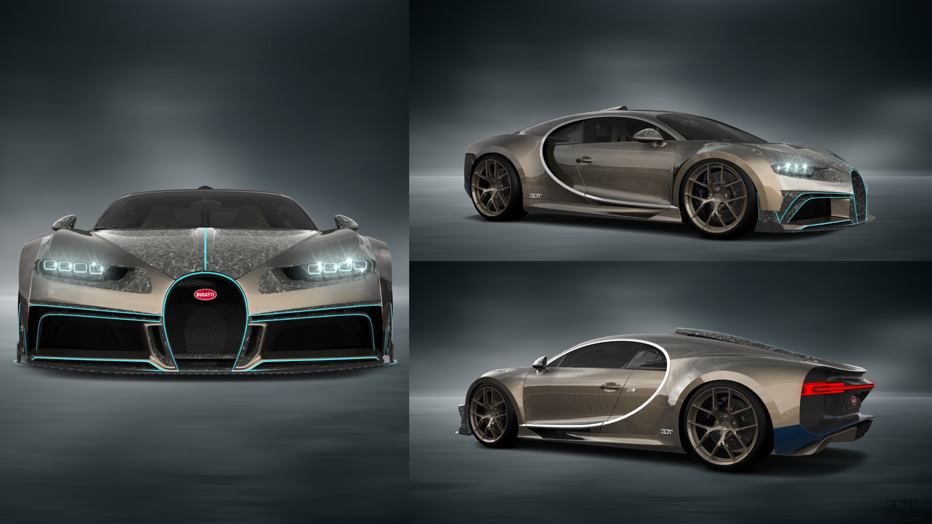 Bugatti Chiron 2 Door Coupe 2016 tuning