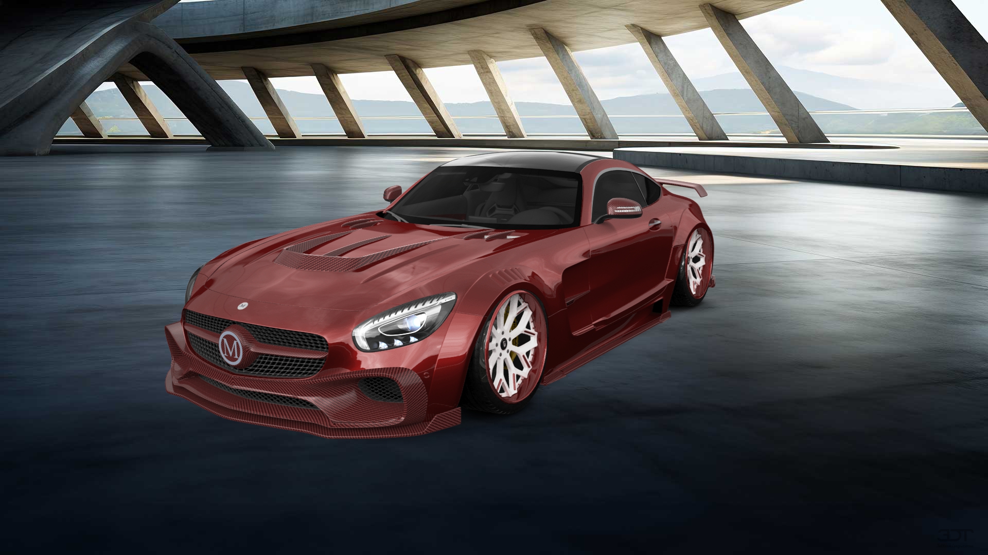 Mercedes AMG GT 2 door fastback coupe 2015