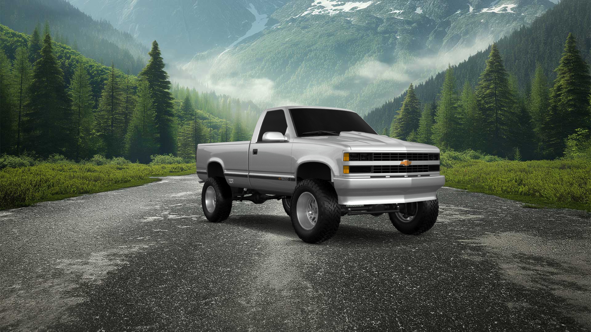 Chevrolet K1500 Regular Cab Fleetside Pickup 1988