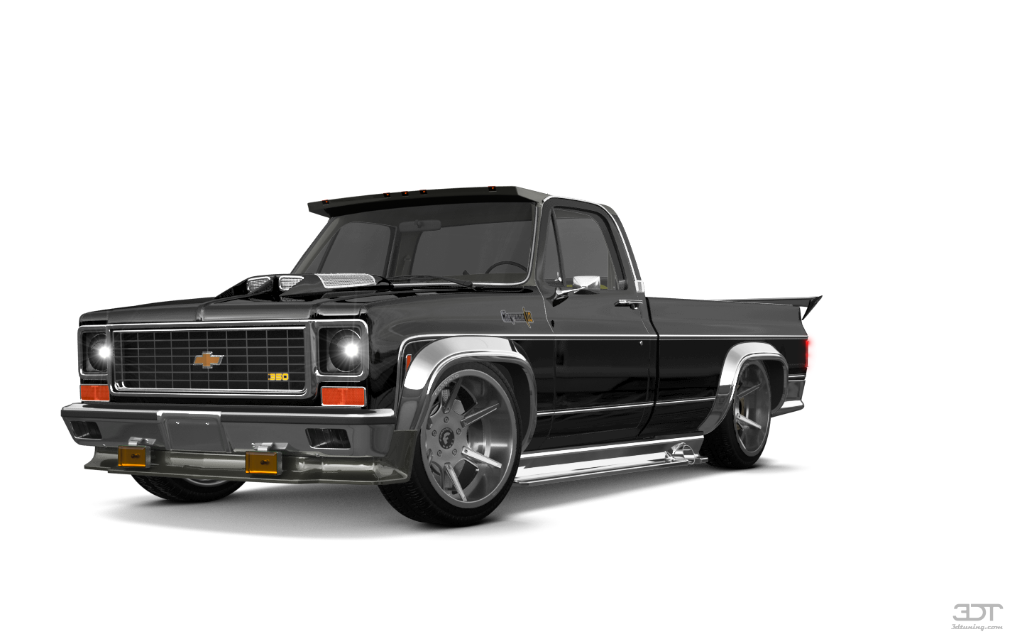 Tuning Chevrolet Silverado C-10 2 Door pickup truck 1973