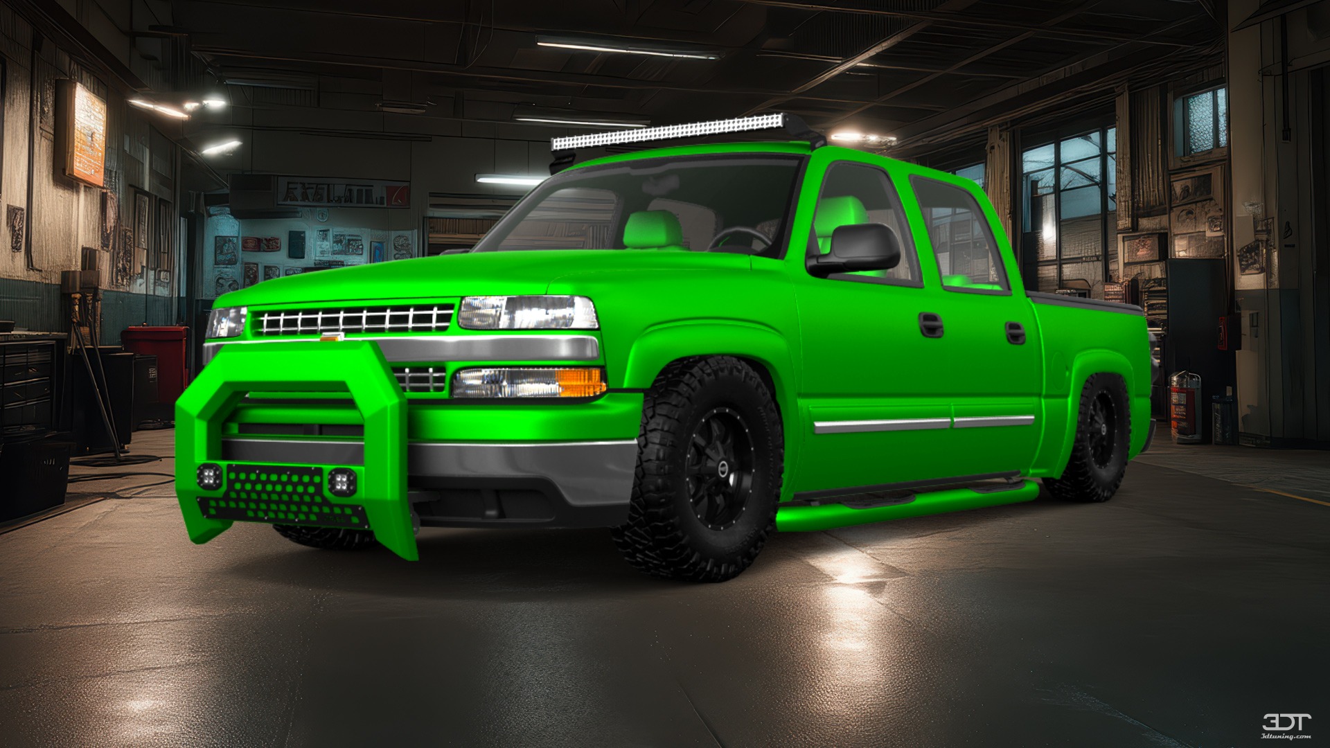 Chevrolet Silverado 1500 Crew Cab 5.8 ft box 4 Door Truck 1999 tuning