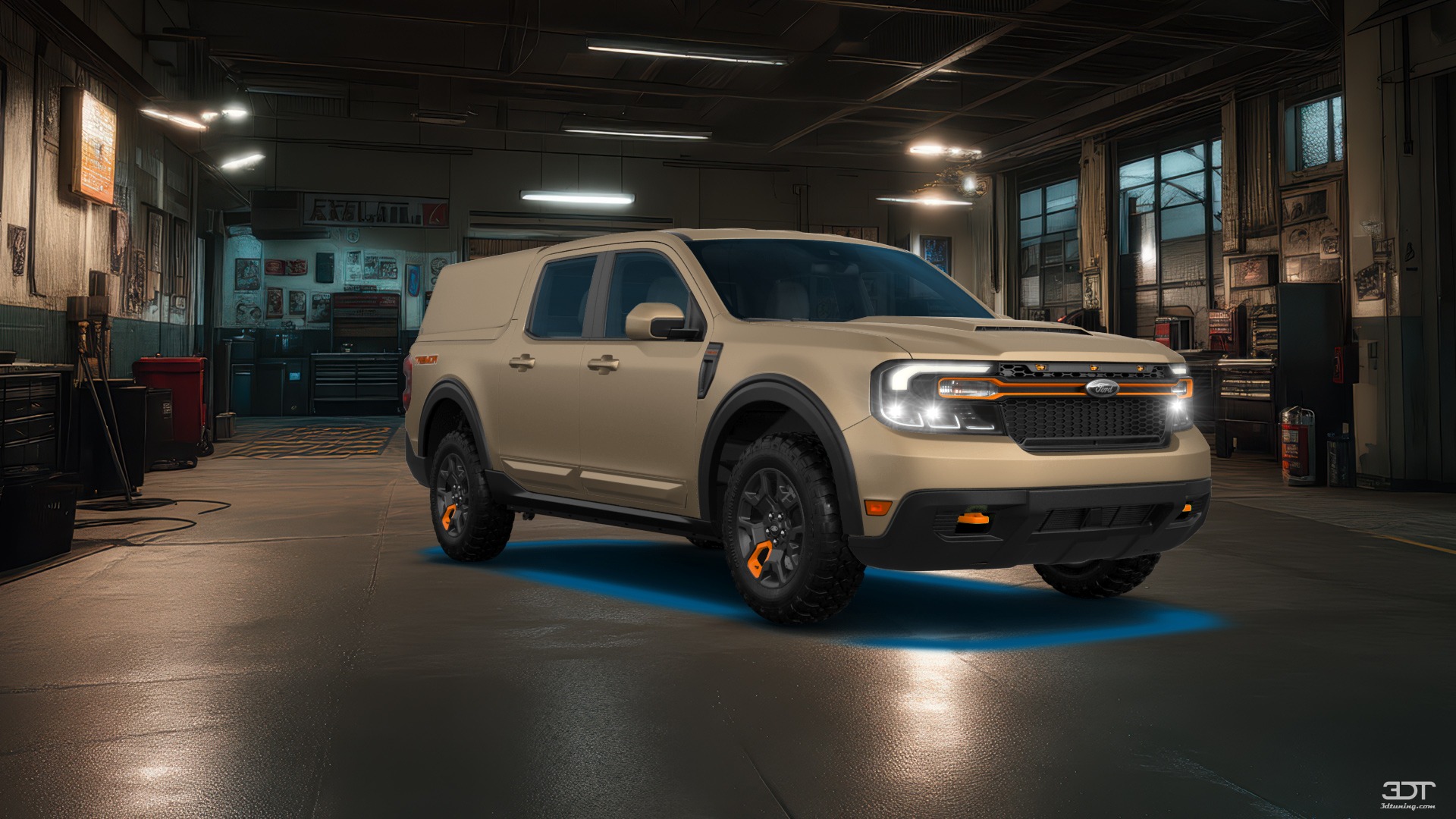Ford Maverick 4 Door pickup truck 2022 tuning