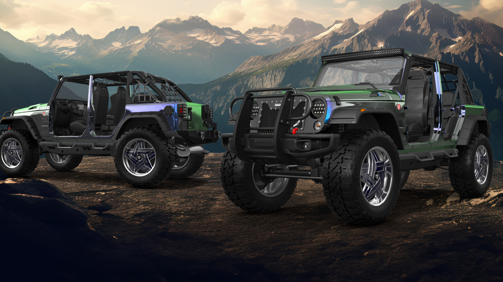 Jeep Wrangler Unlimited JK Rubicon Recon 4 Door SUV 2017 tuning