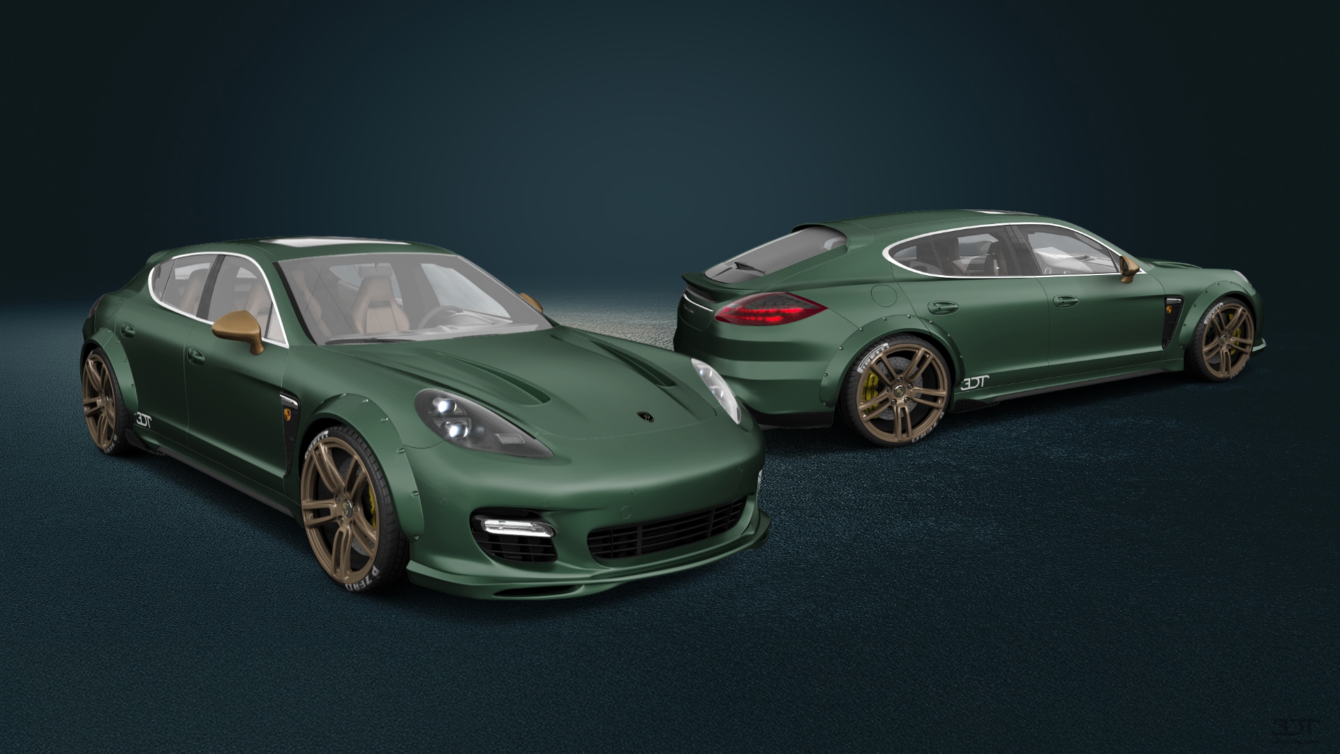 Porsche Panamera 4 door fastback saloon 2011 tuning