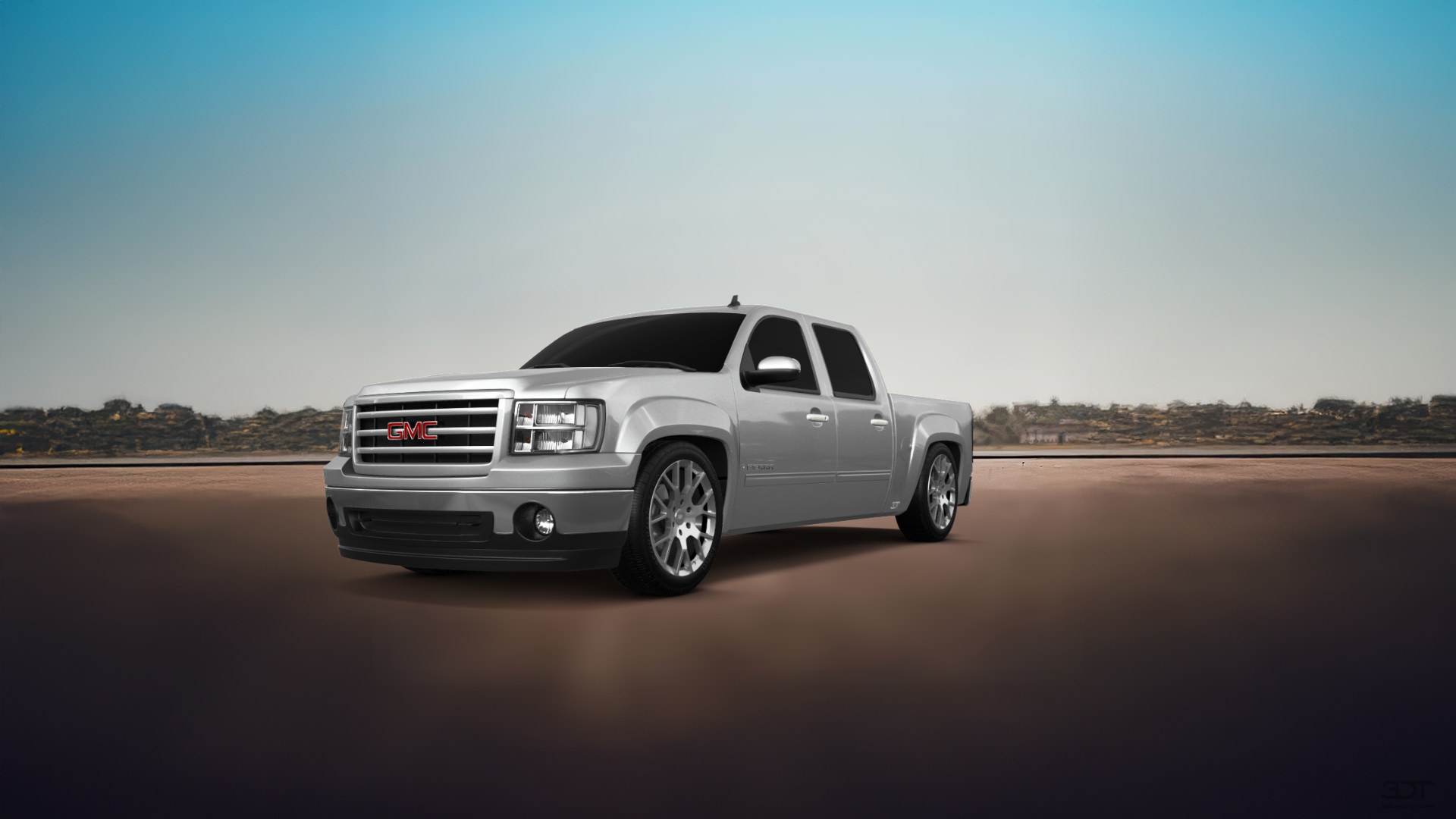 GMC Sierra 1500 Crew Cab 5.8 ft box 4 Door pickup truck 2007 tuning