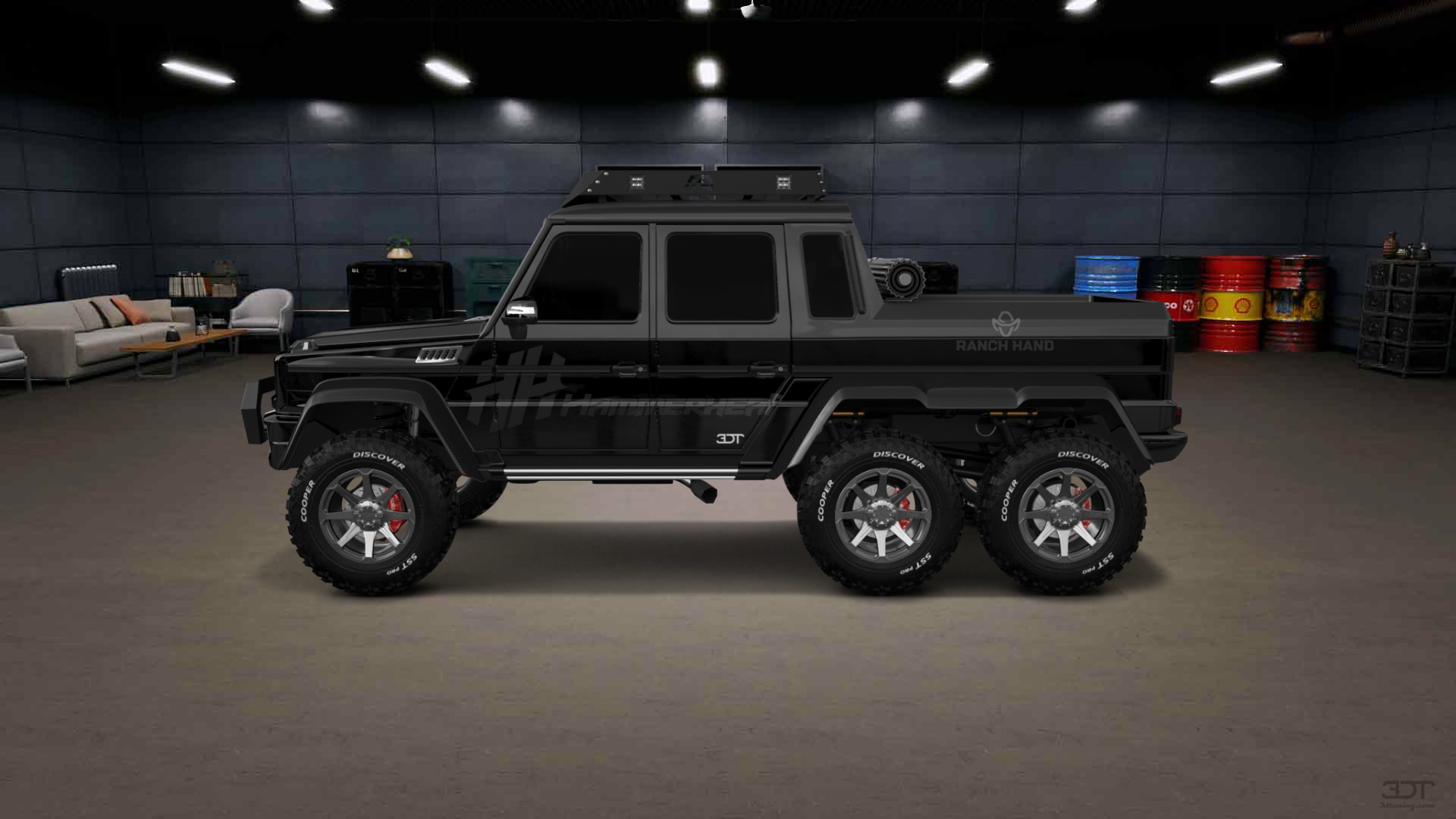 Mercedes G 63 AMG 6x6 4 Door pickup truck 2013