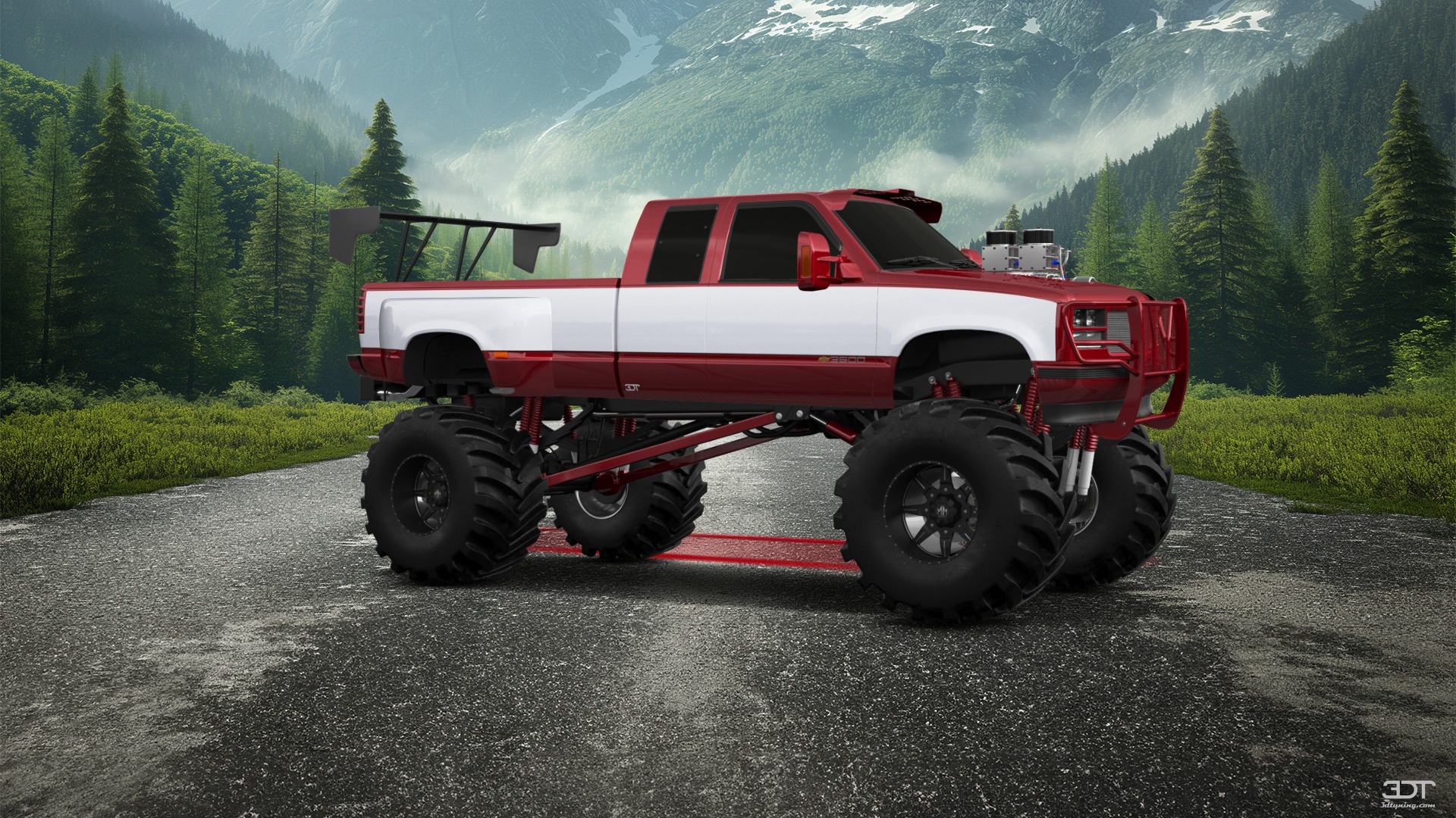 Chevrolet K3500 Extended Cab Pickup Truck 1988