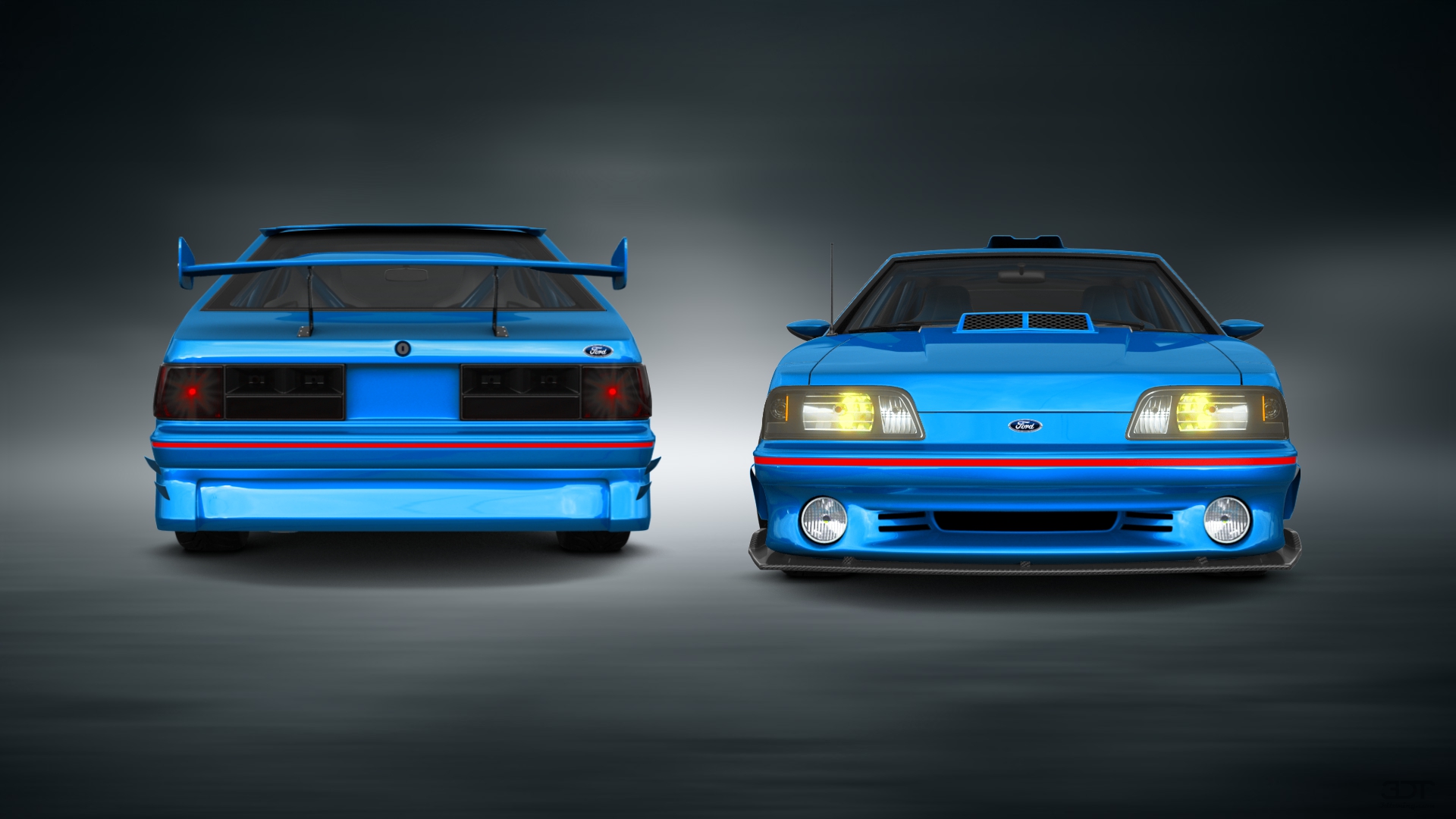 Ford Mustang 3 Door Hatchback 1988 tuning