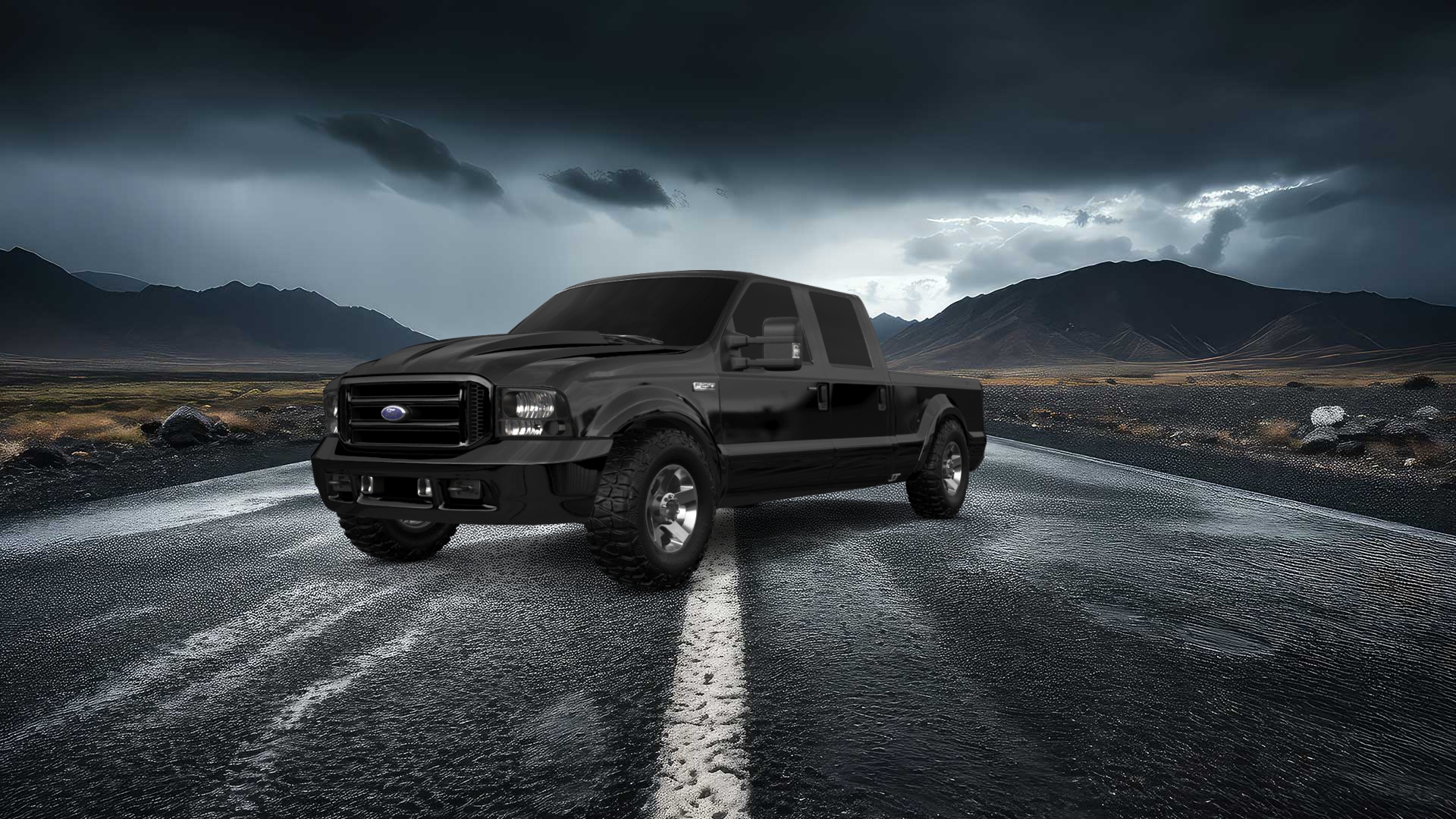 Ford F-250 Crew Cab 4 Door pickup truck 1999