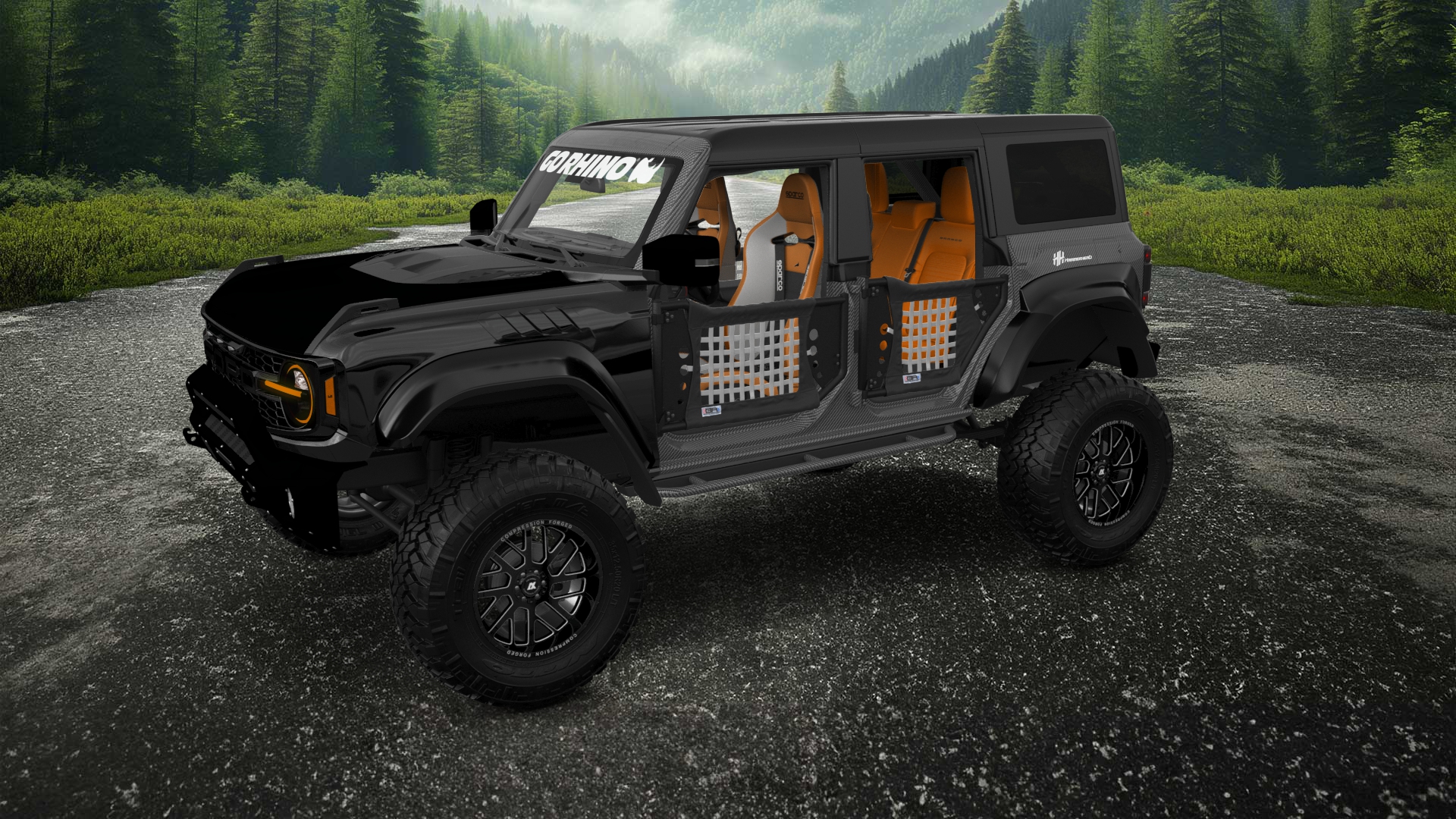 Ford Bronco Raptor 4 Door pickup truck 2022 tuning