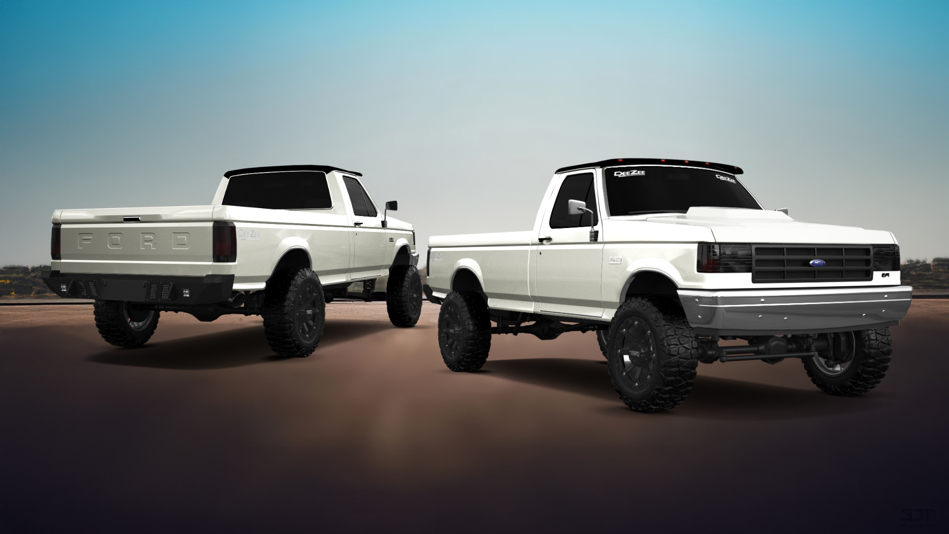 Ford F-150 2 Door pickup truck 1987 tuning