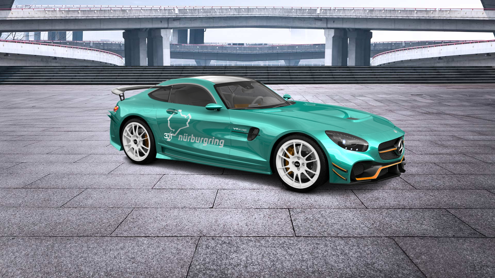 Mercedes AMG GT 2 door fastback coupe 2015 tuning