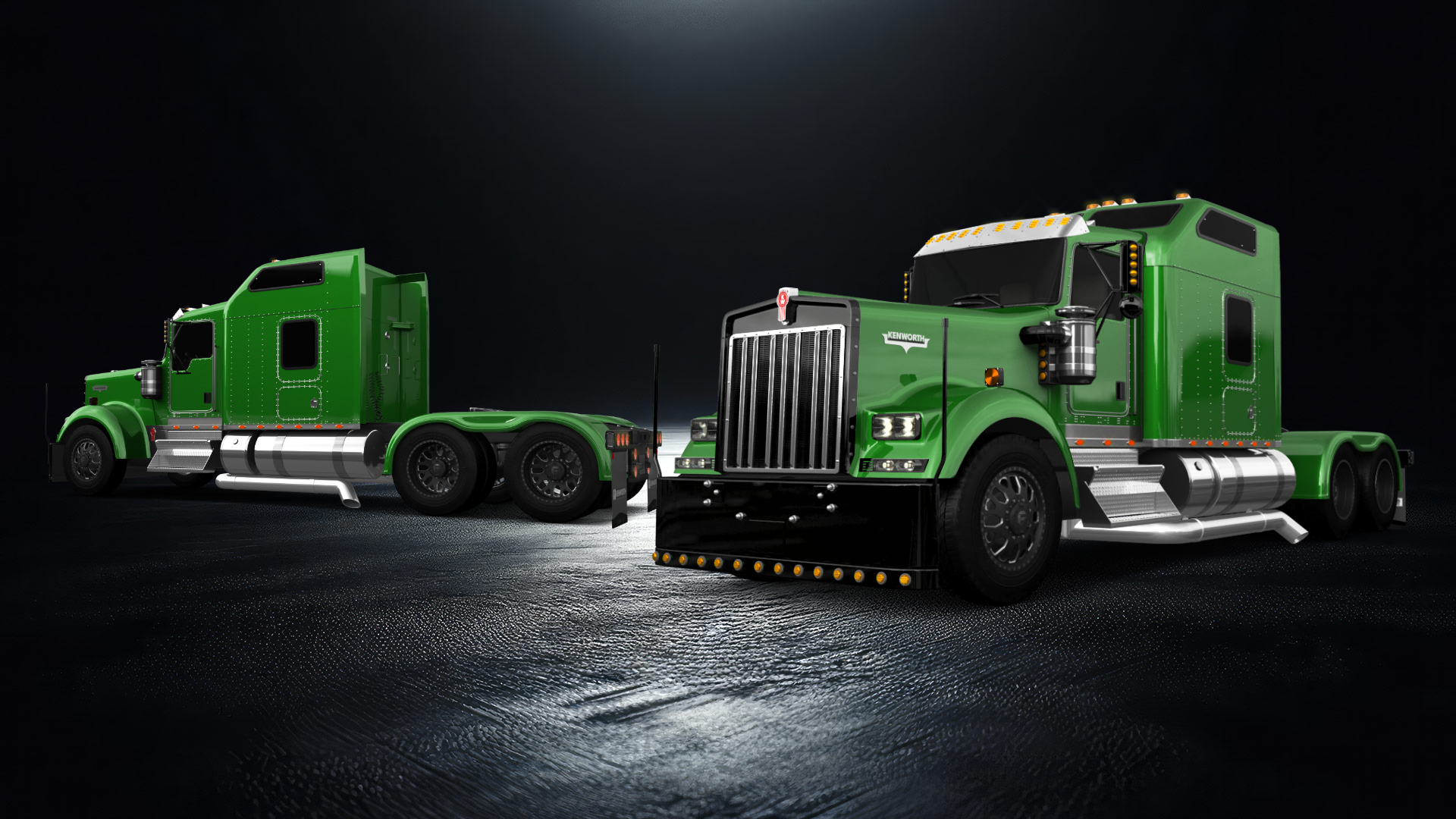 Kenworth W900 Sleeper Cab Truck 2015