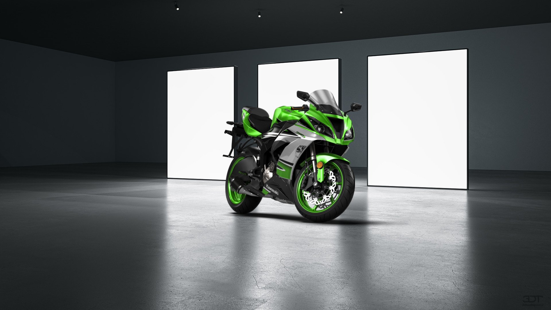 Kawasaki Ninja ZX 6R Sport Bike 2015 tuning