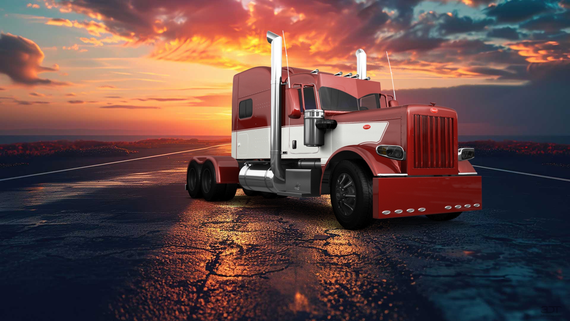 Peterbilt 389 Sleeper Cab Truck 2016 tuning