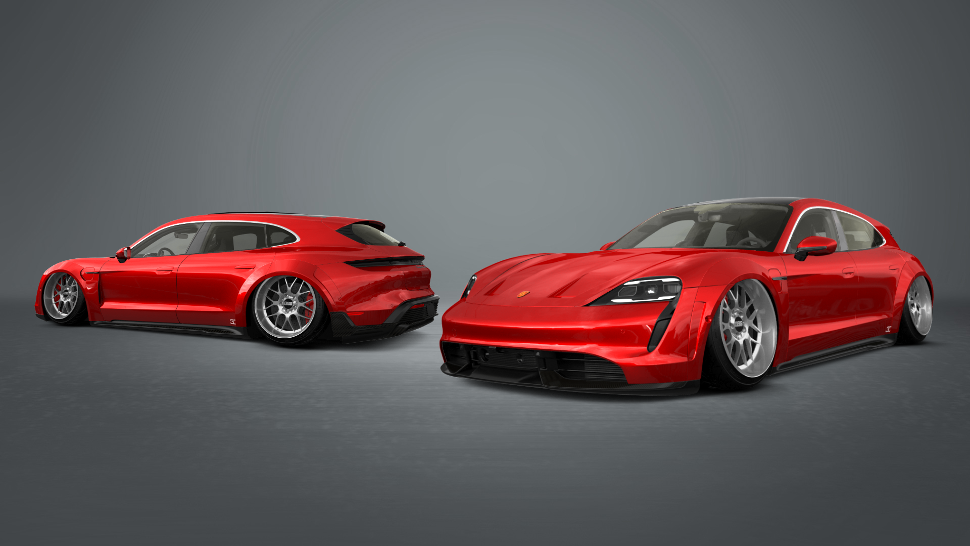 Porsche Taycan Sport Turismo Shooting Brake 2019 tuning