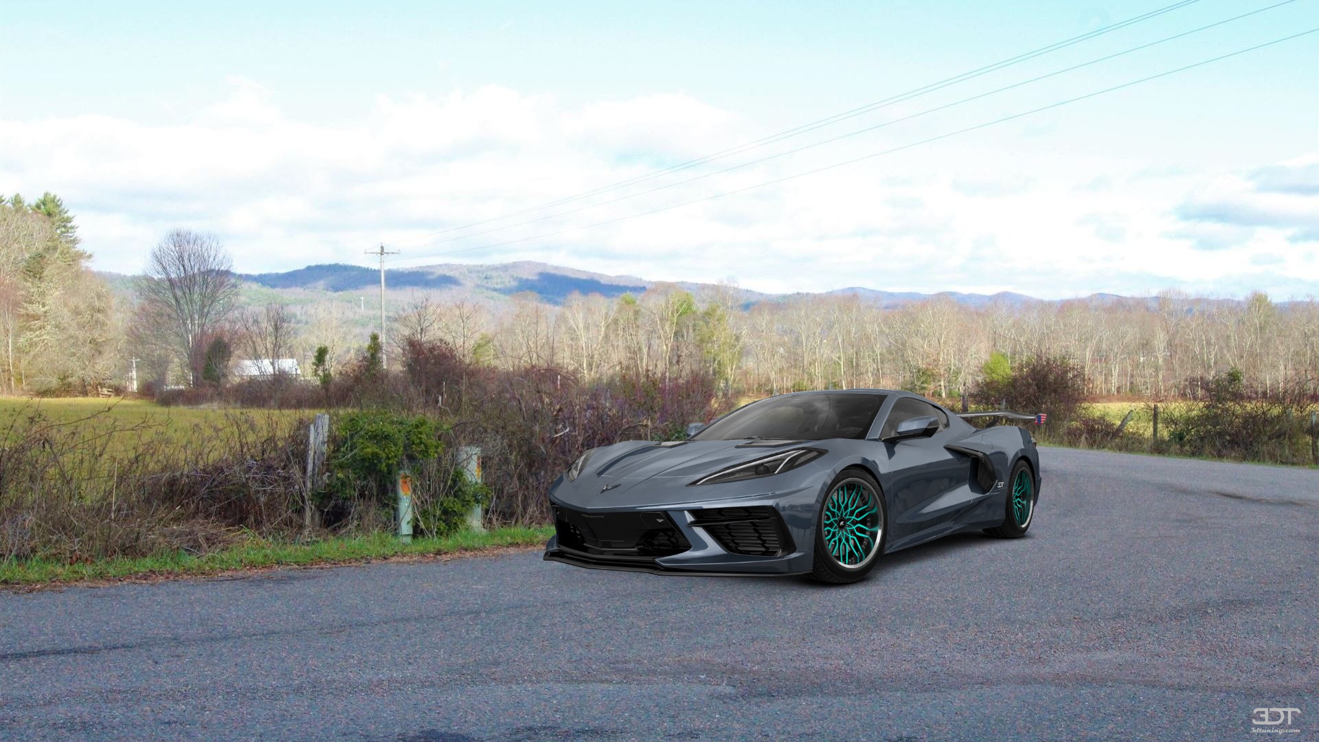 Tuning Chevrolet Corvette 2 door targa top 2020