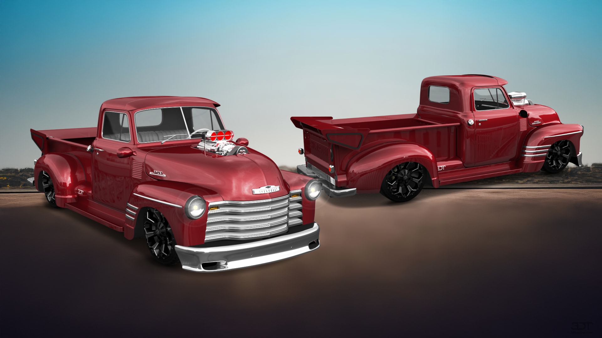 Chevrolet 3100 2 Door pickup truck 1950 tuning
