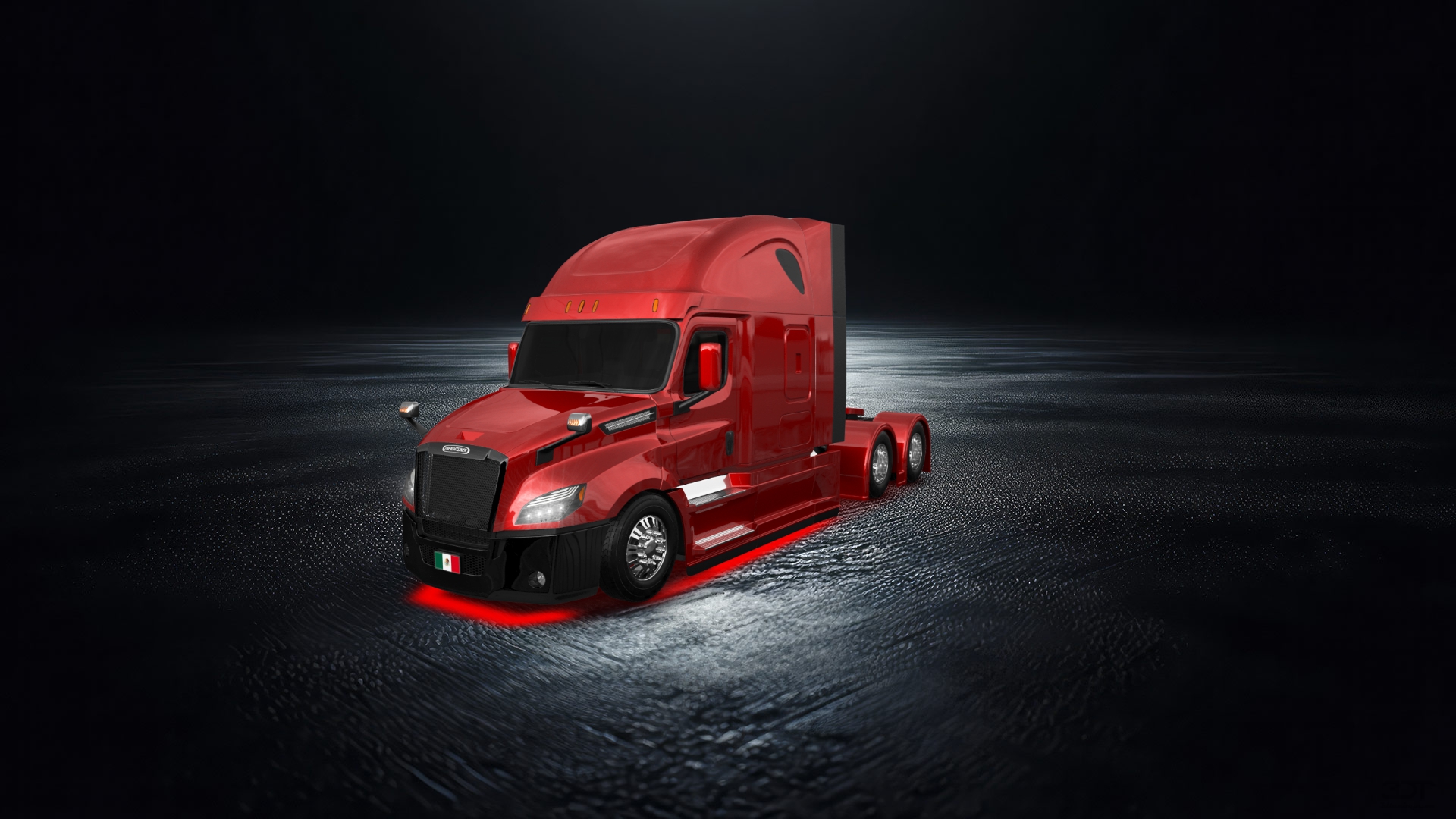 Freightliner Cascadia Sleeper Cab Truck 2018 tuning