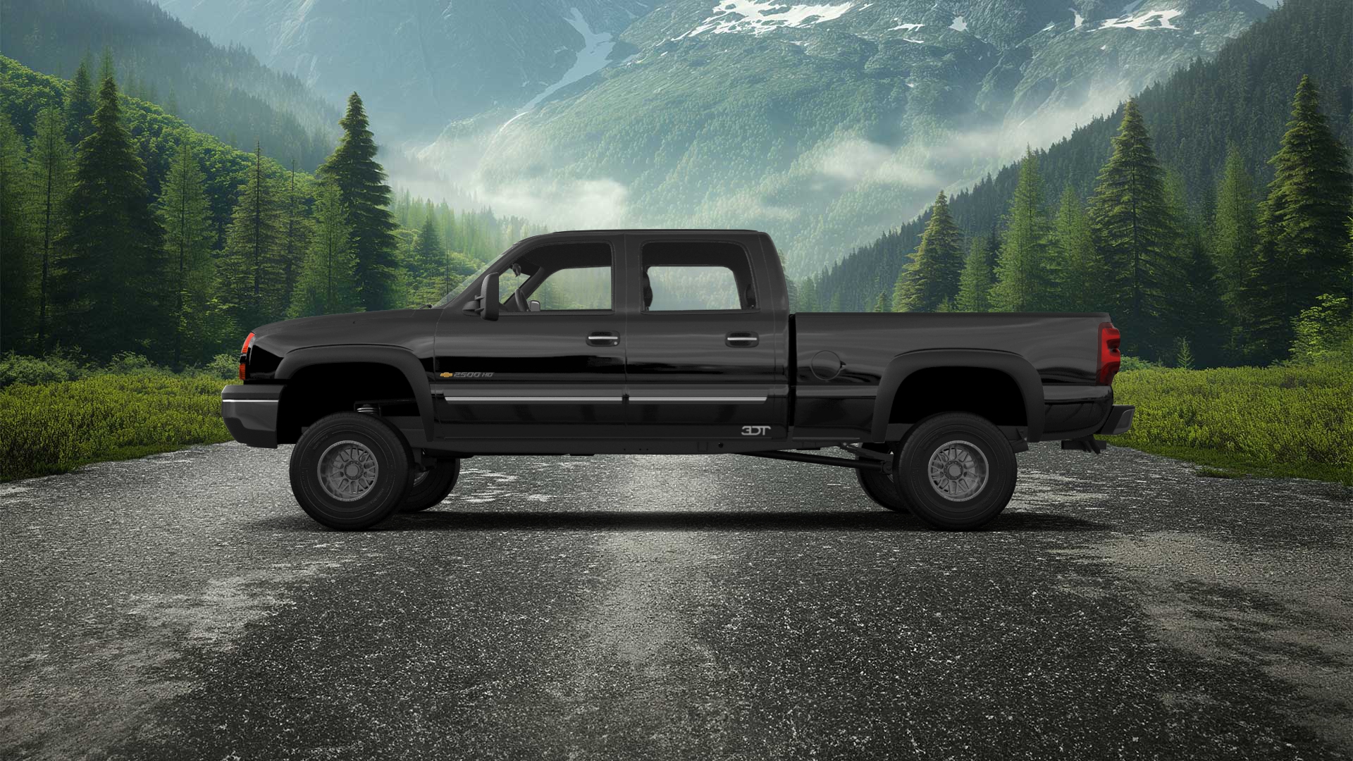 Chevrolet Silverado 2500 HD Long Box 4 Door pickup truck 2002 tuning