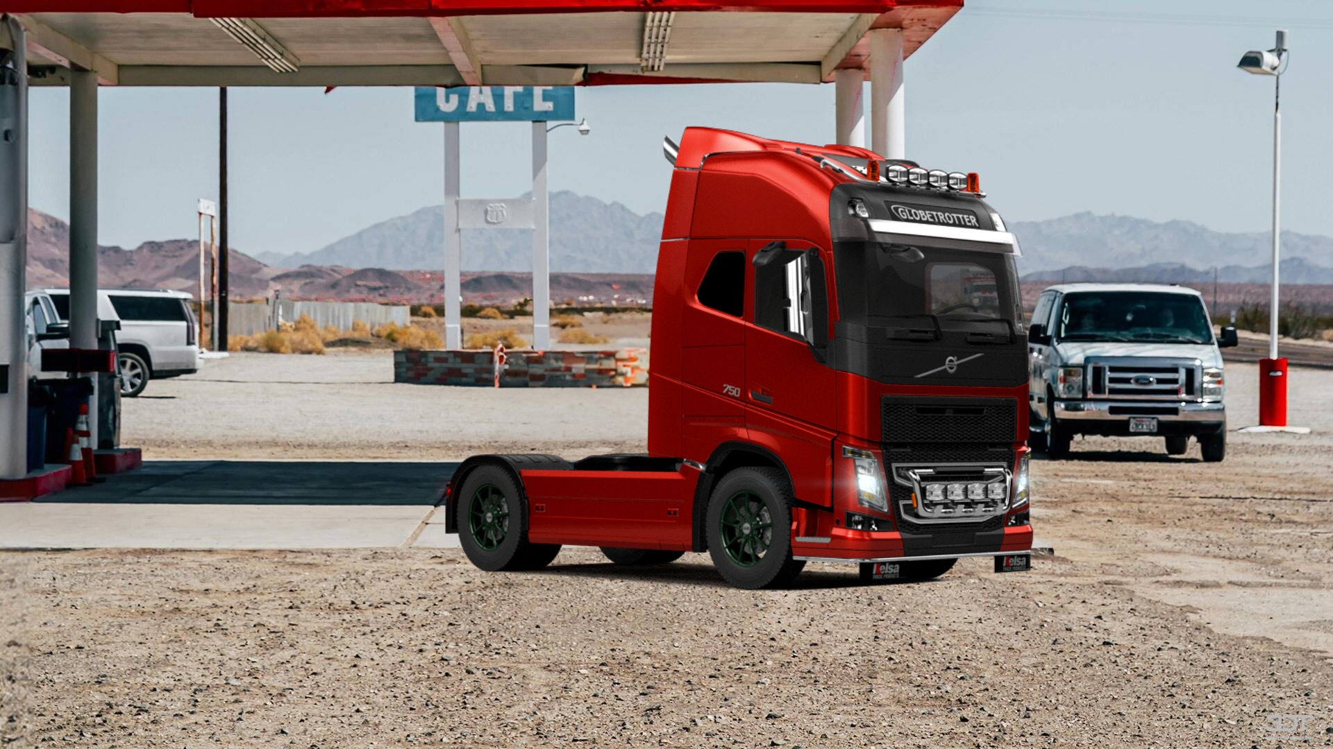Volvo FH16 Globetrotter XL Cab Truck 2013 tuning