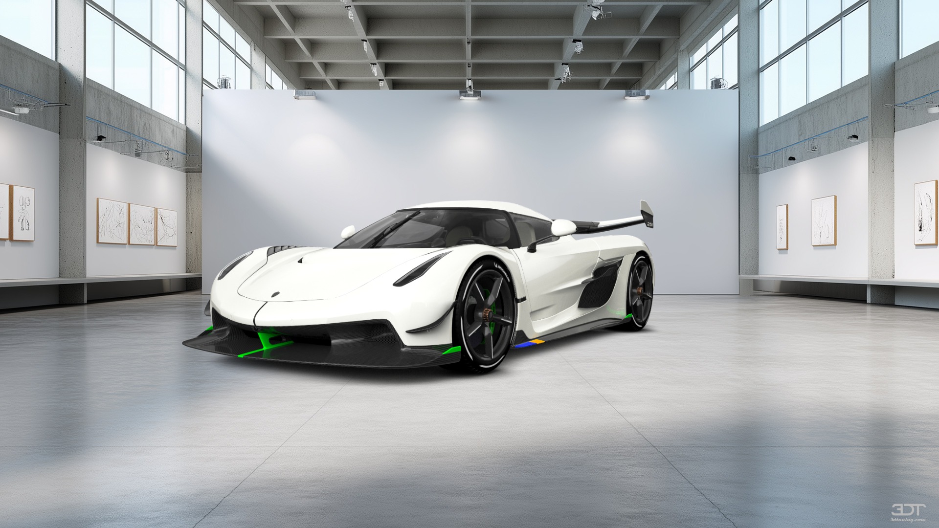 Koenigsegg Jesko 2 door targa top 2020 tuning