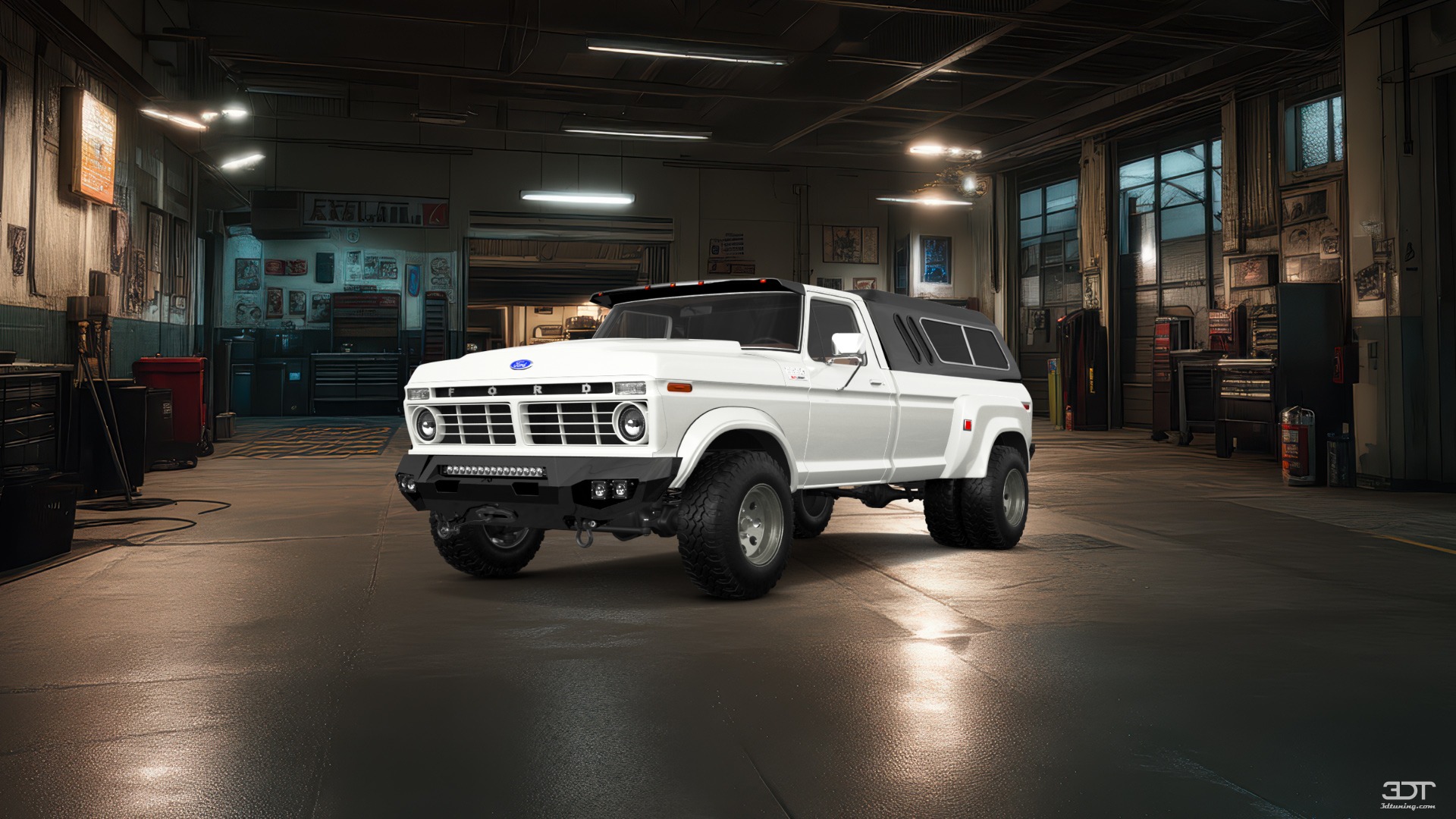 Ford F-350 Dually 2 Door pickup truck 1974 tuning