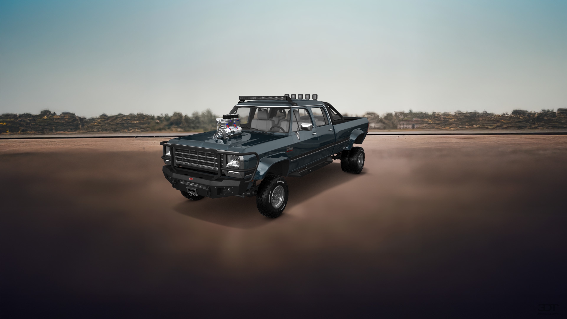 Dodge Ram 350 4 Door pickup truck 1991 tuning