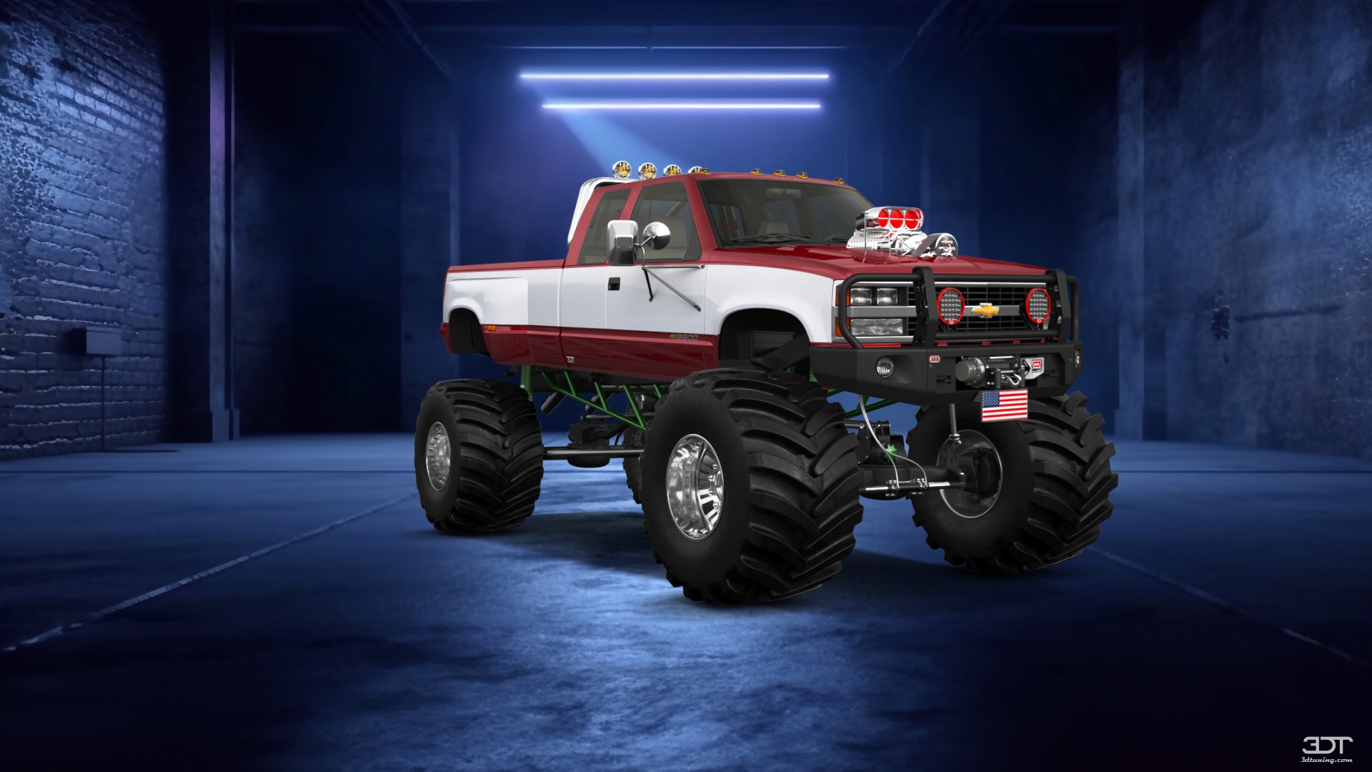 Chevrolet K3500 Extended Cab Pickup Truck 1988