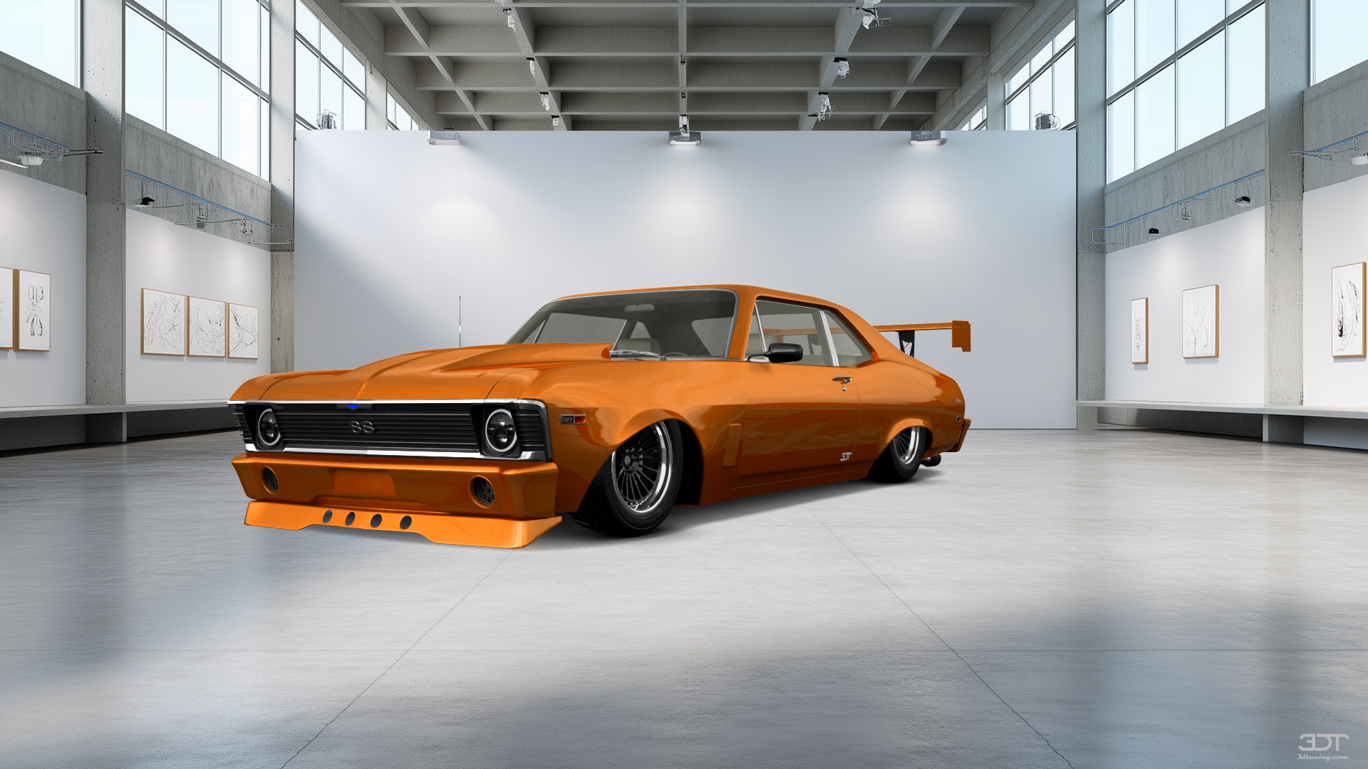 Tuning Chevrolet Chevy II Nova 2 Door Coupe 1968