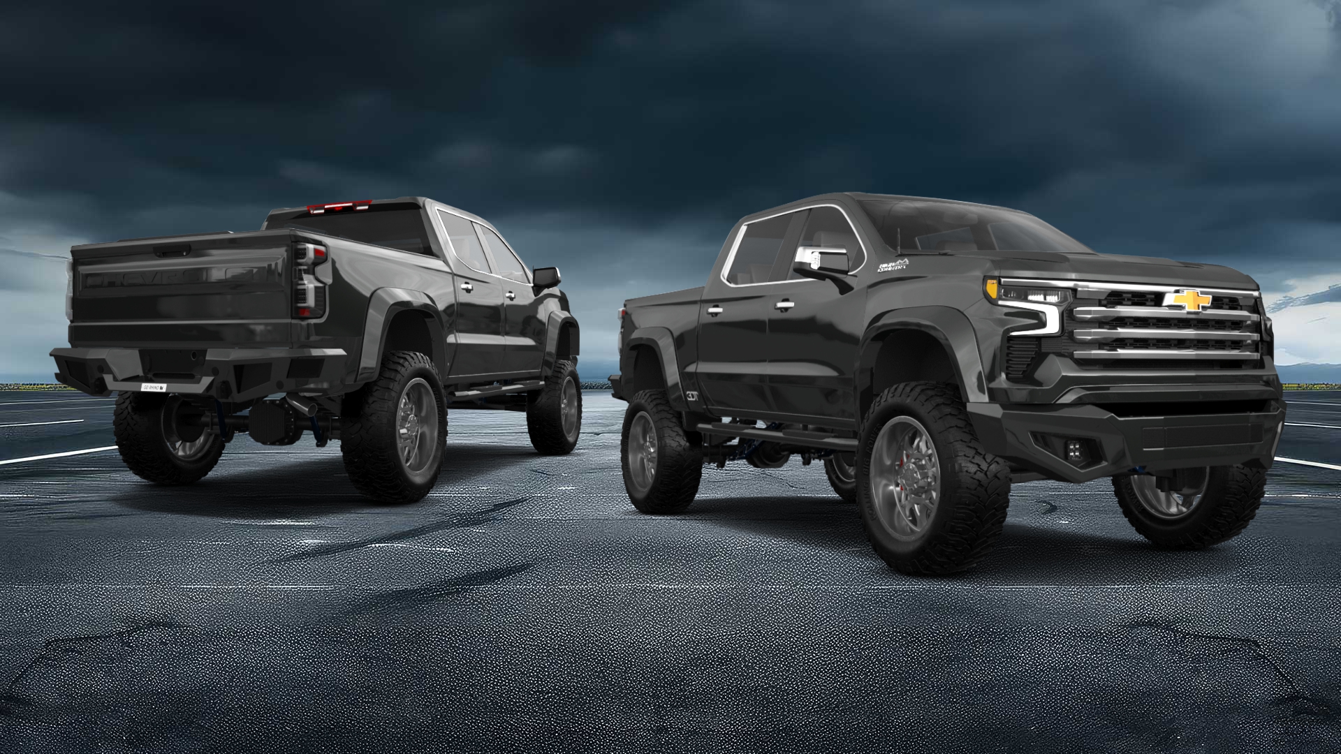 Chevrolet Silverado 1500 Crew Cab 5.8 ft box 4 Door pickup truck 2023 tuning