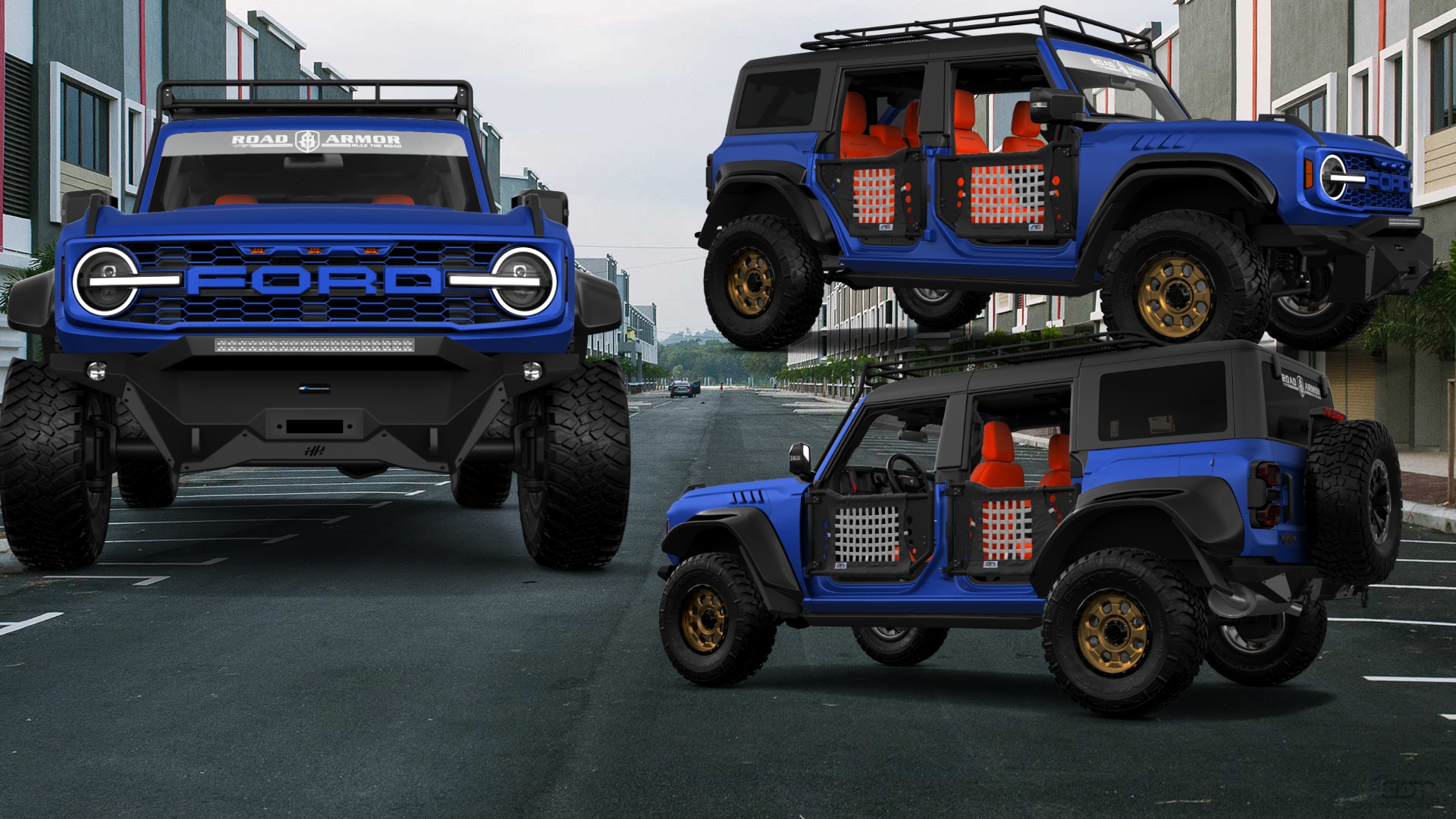 Ford Bronco Raptor 4 Door pickup truck 2022 tuning
