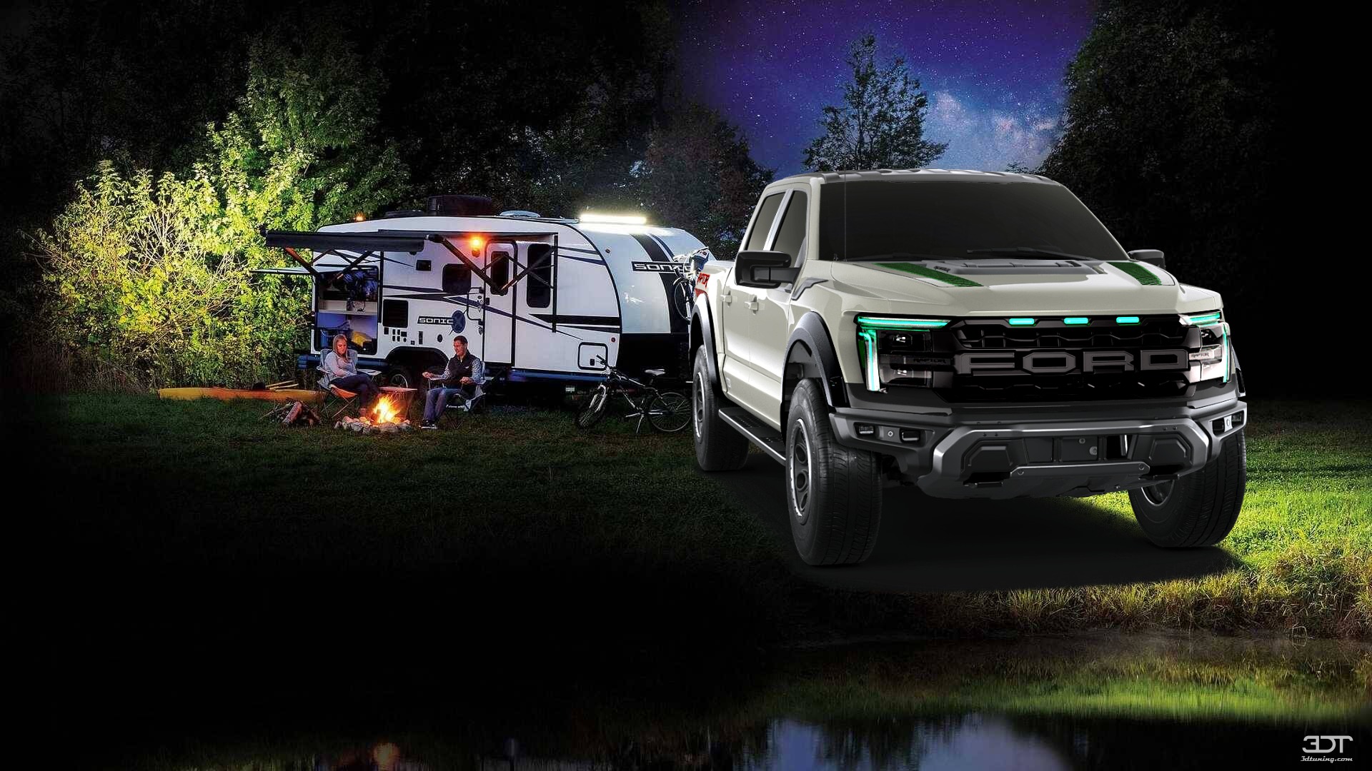 Ford F-150 Raptor 4 Door pickup truck 2024 tuning