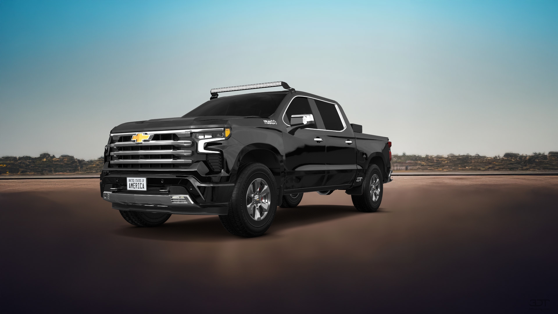 Chevrolet Silverado 1500 Crew Cab 5.8 ft box 4 Door pickup truck 2023 tuning