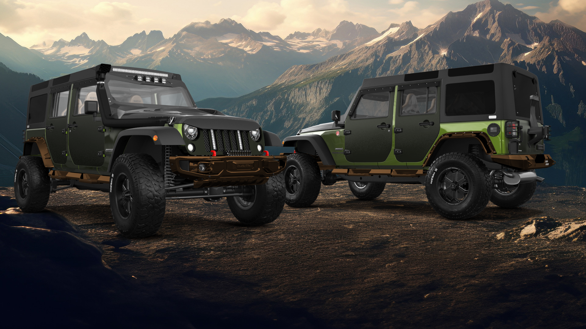 Jeep Wrangler Unlimited JK Rubicon Recon 4 Door SUV 2017 tuning