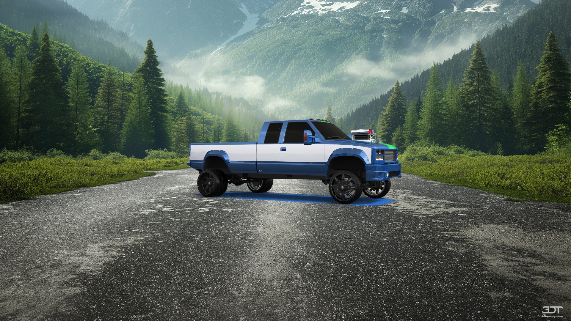 Chevrolet K3500 Extended Cab Pickup Truck 1988
