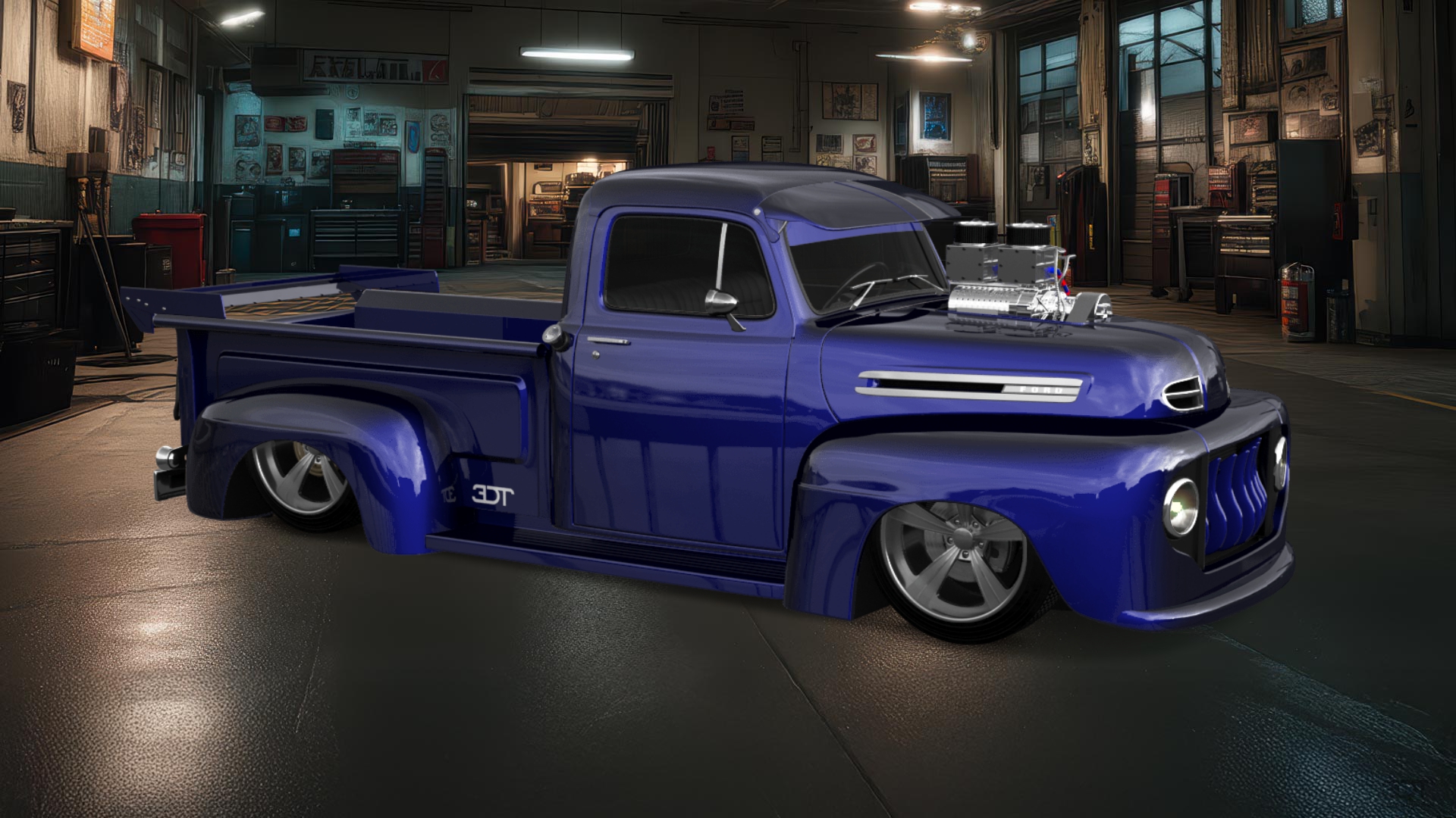 Ford F1 2 Door pickup truck 1949 tuning